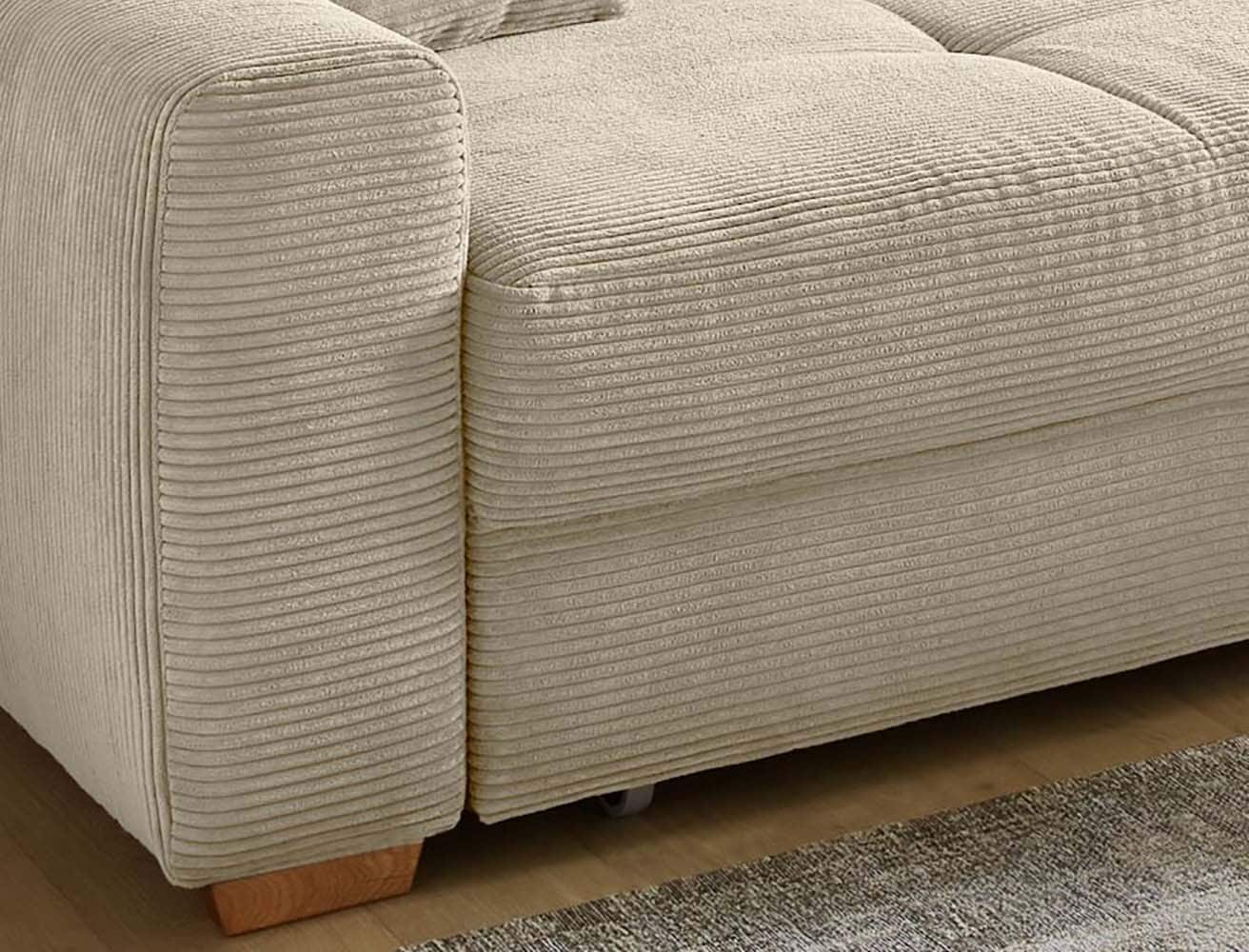 Jockenhöfer Gruppe Ecksofa »Slider, L-Form, 140kg Belastbarkeit je Sitzplatz«, elektromotorische Sitztiefenverstellung,USB-Ladeports,mit Kopfstützen