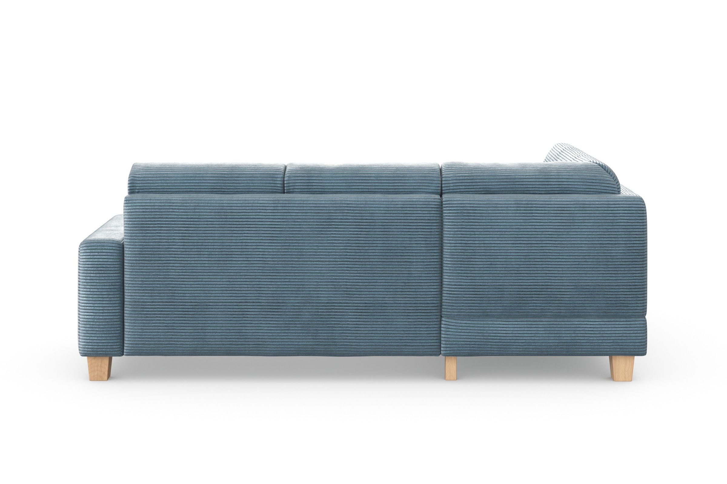 Home affaire Ecksofa »Summer L-Form«, mit Ottomane, wahlweise mit Bettfunktion und Bettkasten, Cord-Bezug