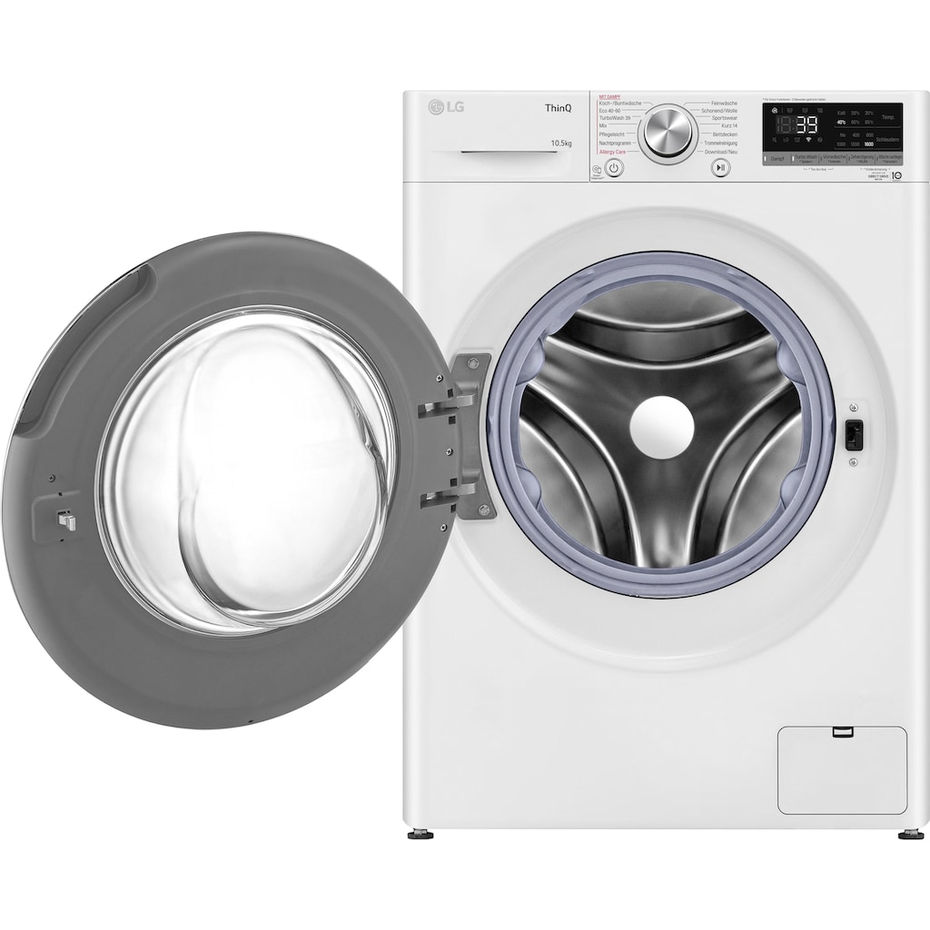 LG Waschmaschine »F6WV710P1«, F6WV710P1, 10,5 kg, 1600 U/min, TurboWash® - Waschen in nur 39 Minuten