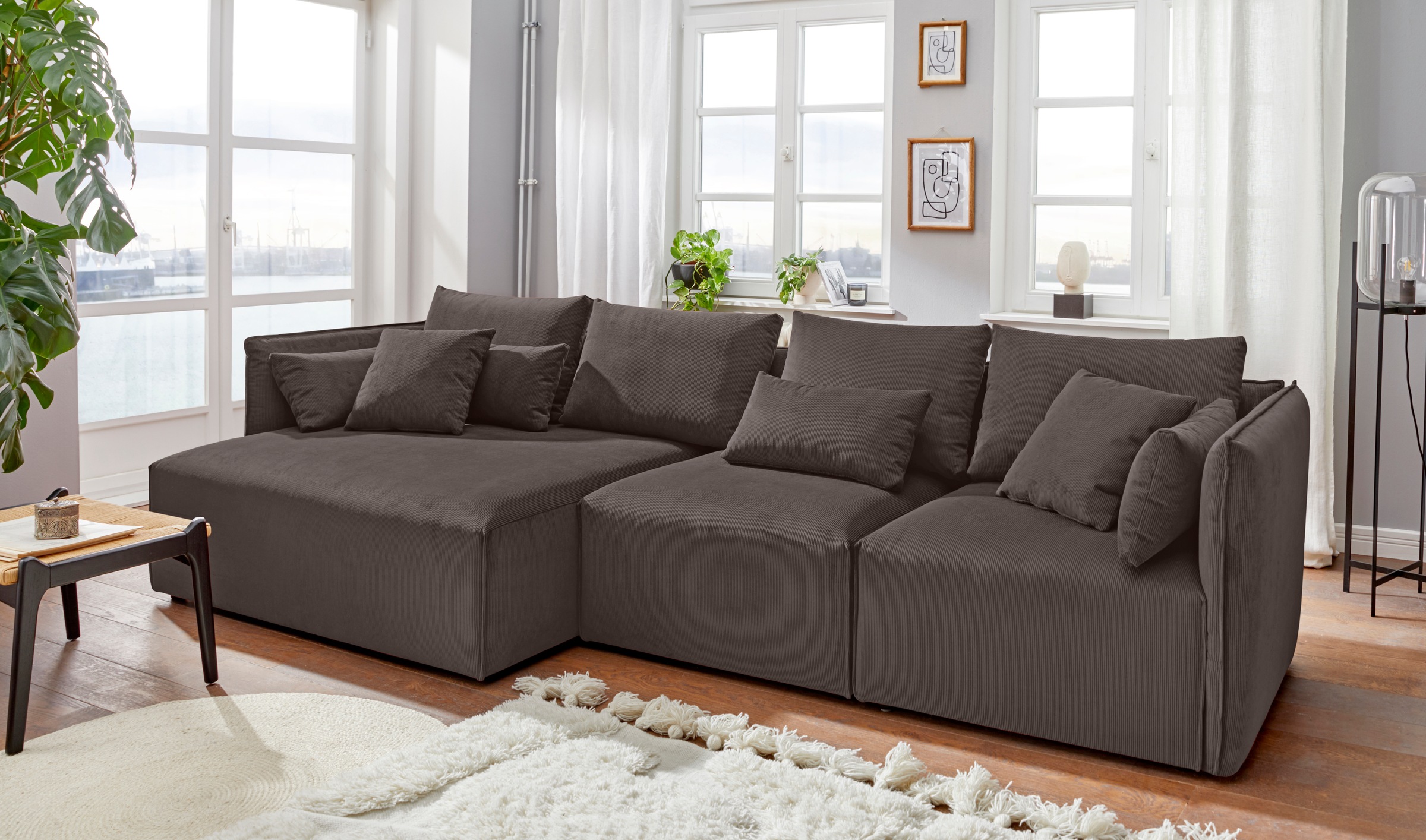 andas Ottomane »Nöre«, kurzes Lounge-Modul - zum Zusammenstellen, Breite 138 cm, Tiefe 128 cm