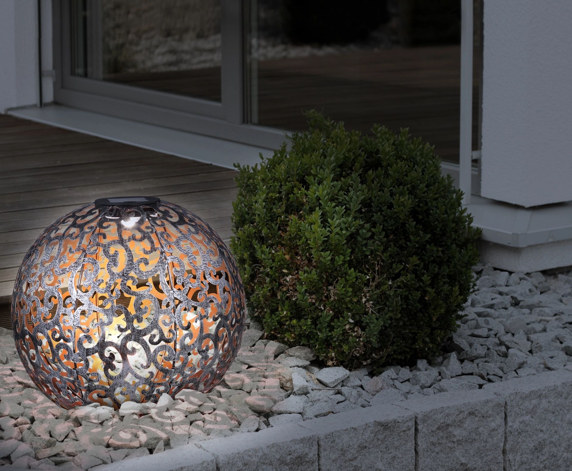 GLOBO LIGHTING Gartenleuchte »AUßENLEUCHTE«, 1 flammig, Leuchtmittel LED-Modul | LED fest integriert, Garten Dekorleuchte