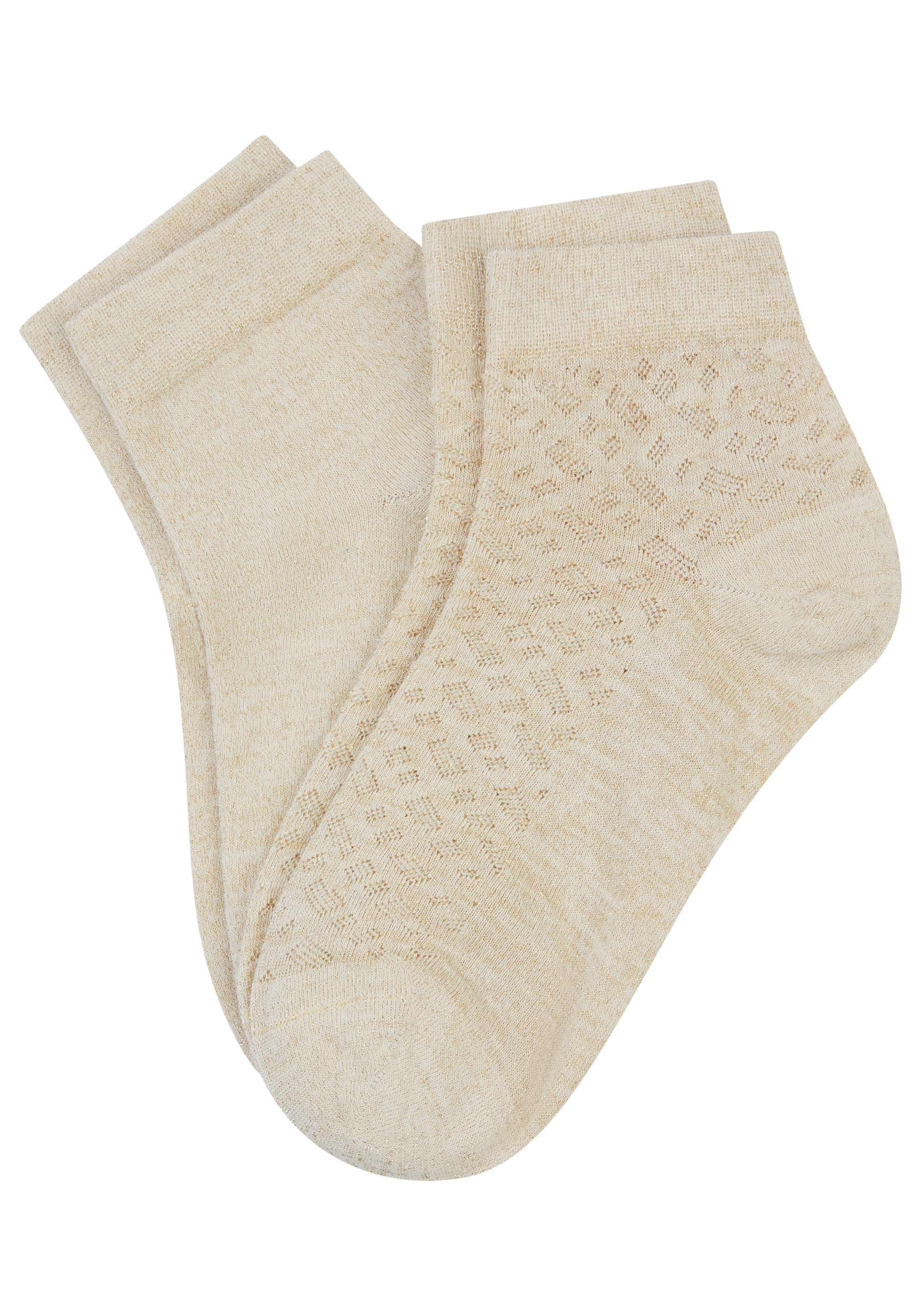 BOSS Kurzsocken »2P SH Shiny B CC W«, (2 Paar), mit verschiedener Struktur