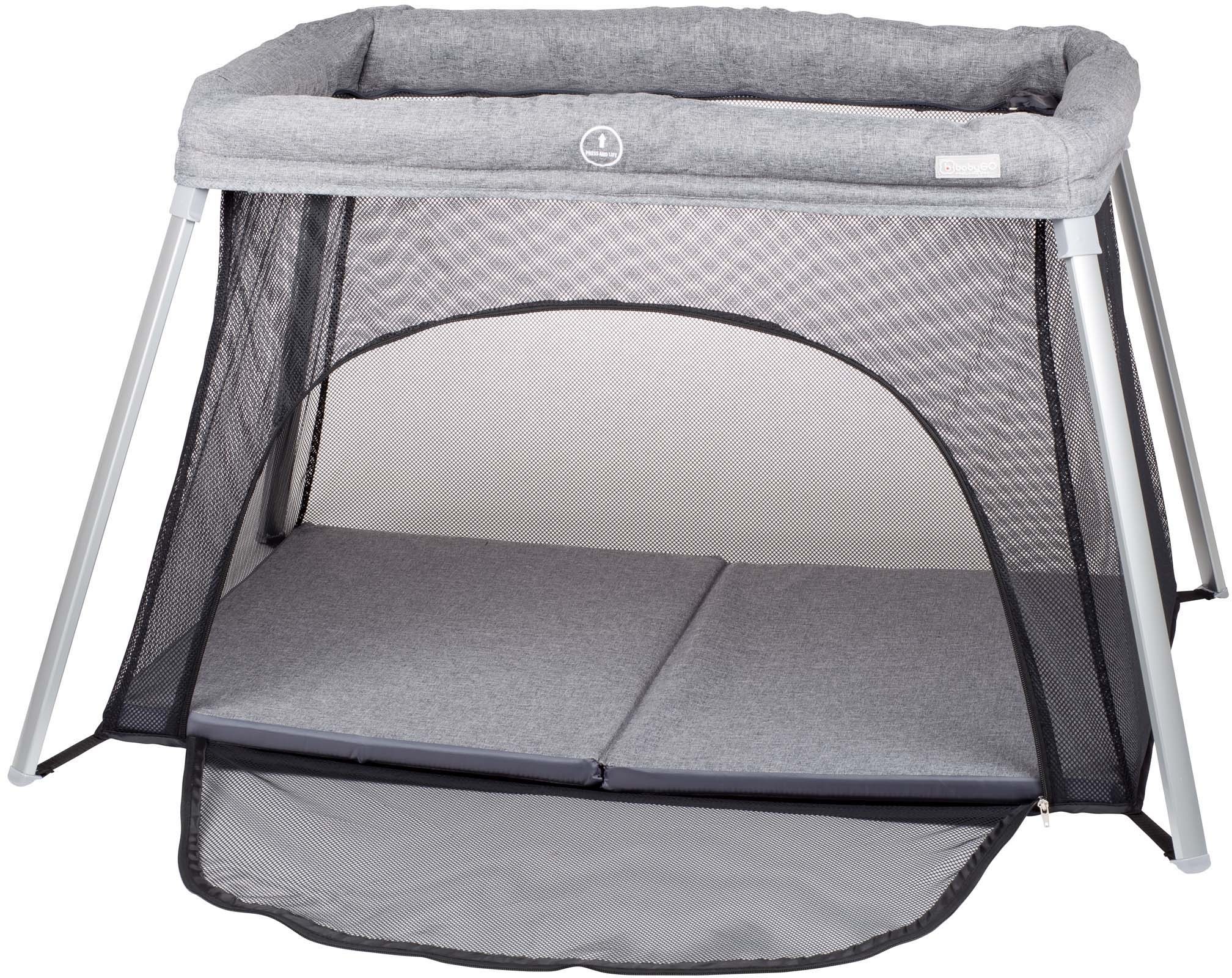 BabyGo Baby-Reisebett »Dreams II, grey«, faltbar