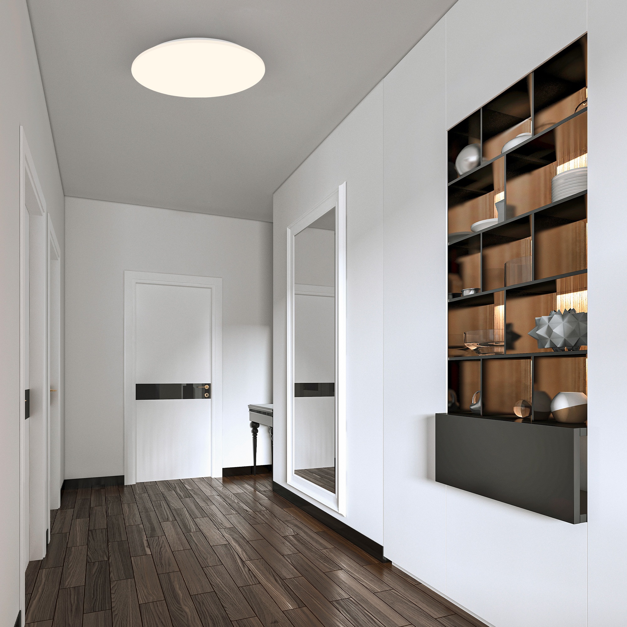 Briloner Leuchten Deckenleuchte »EKOS«, mit 24 Watt LED fest verbaut, inkl. Bewegungssensor