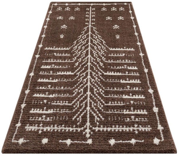Carpet City Teppich »April 2308«, rechteckig, 10 mm Höhe, Läufer, weich durch Microfaser, Boho Ethno Look, Wohnzimmer