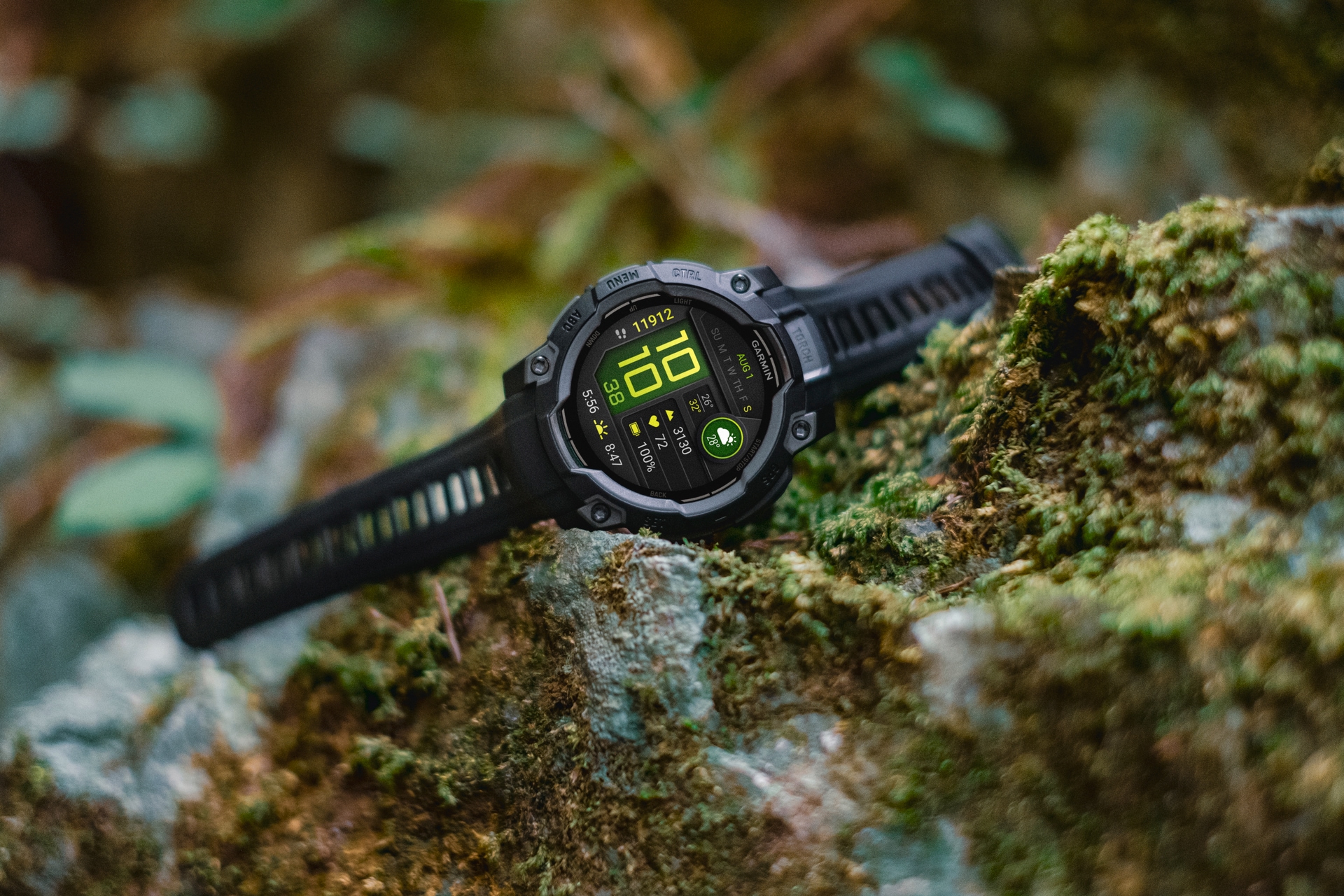 Garmin Smartwatch »Instinct 3 AMOLED 45mm«, (3 cm / 1,2 Zoll), 4 GB,)