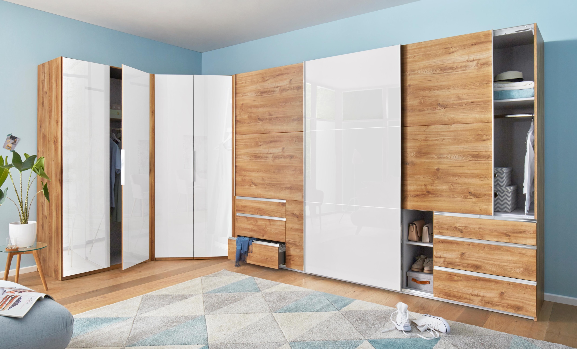 Fresh To Go Schwebetürenschrank »Level«, Glastür mit kaufen online