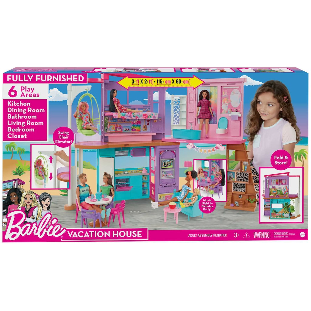 Barbie Puppenhaus »Malibu Ferien-Haus«