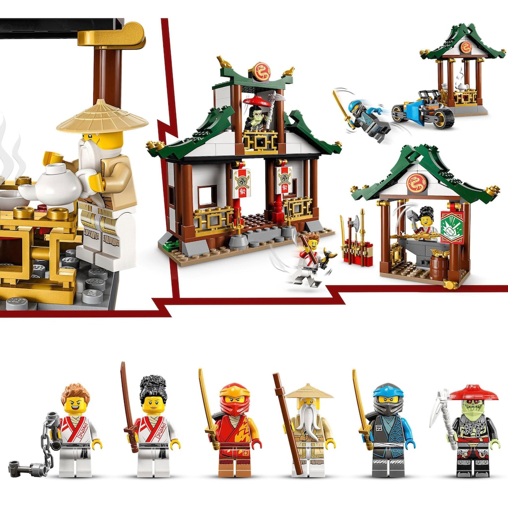 LEGO® Konstruktionsspielsteine »Kreative Ninja Steinebox (71787), LEGO® NINJAGO«, (530 St.)