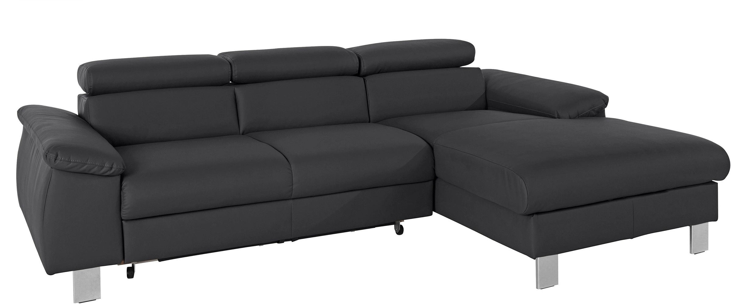 COTTA Ecksofa »Komaris L-Form, B: 244 cm« mit Kopfteilverstellung, optional günstig online kaufen