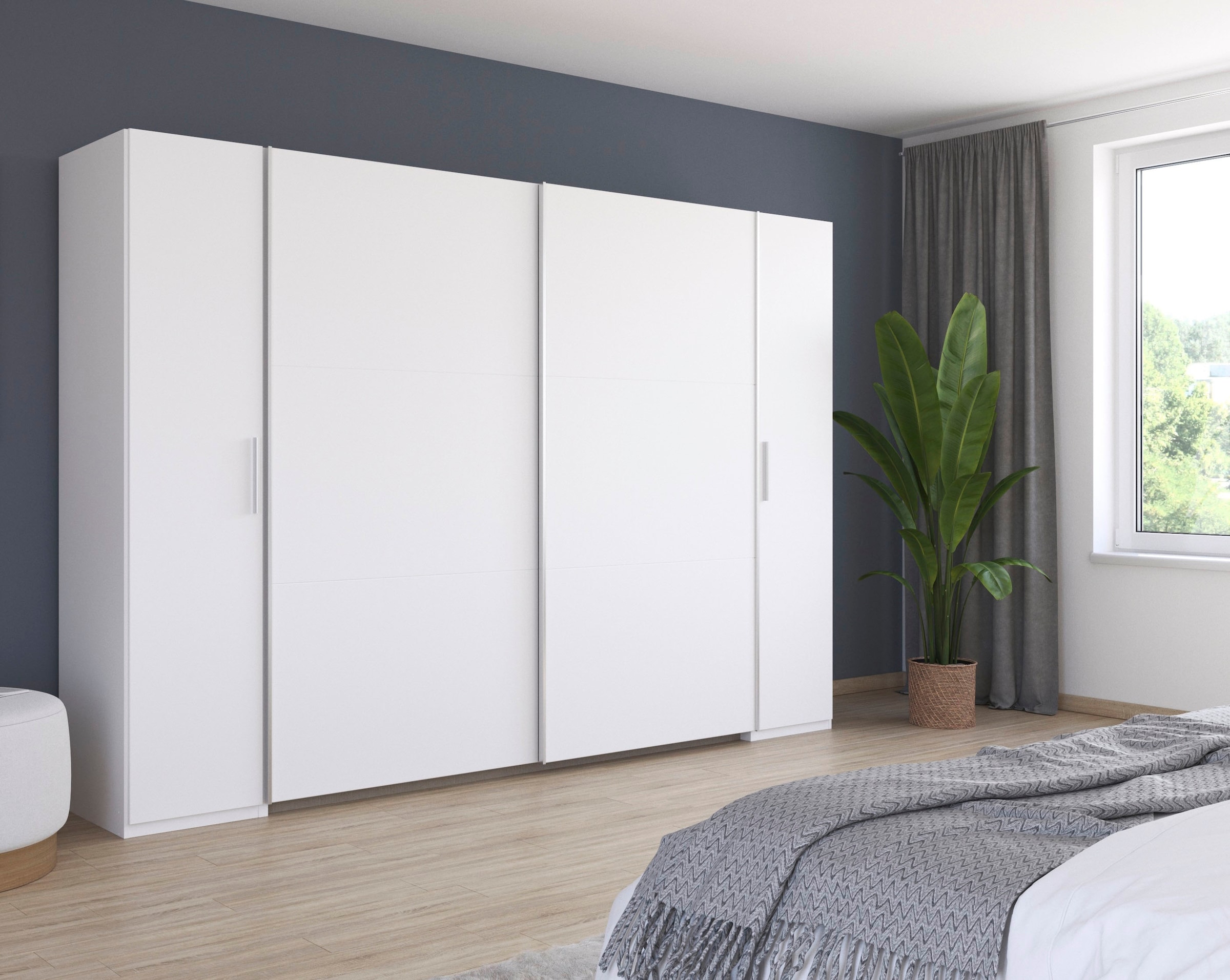 rauch Schwebetürenschrank »Kleiderschrank Drehtürenschrank Schrank Garderobe KRONACH TOPSELLER«, mit Dreh- und Schwebetüren und vielen Einlegeböden MADE IN GERMANY