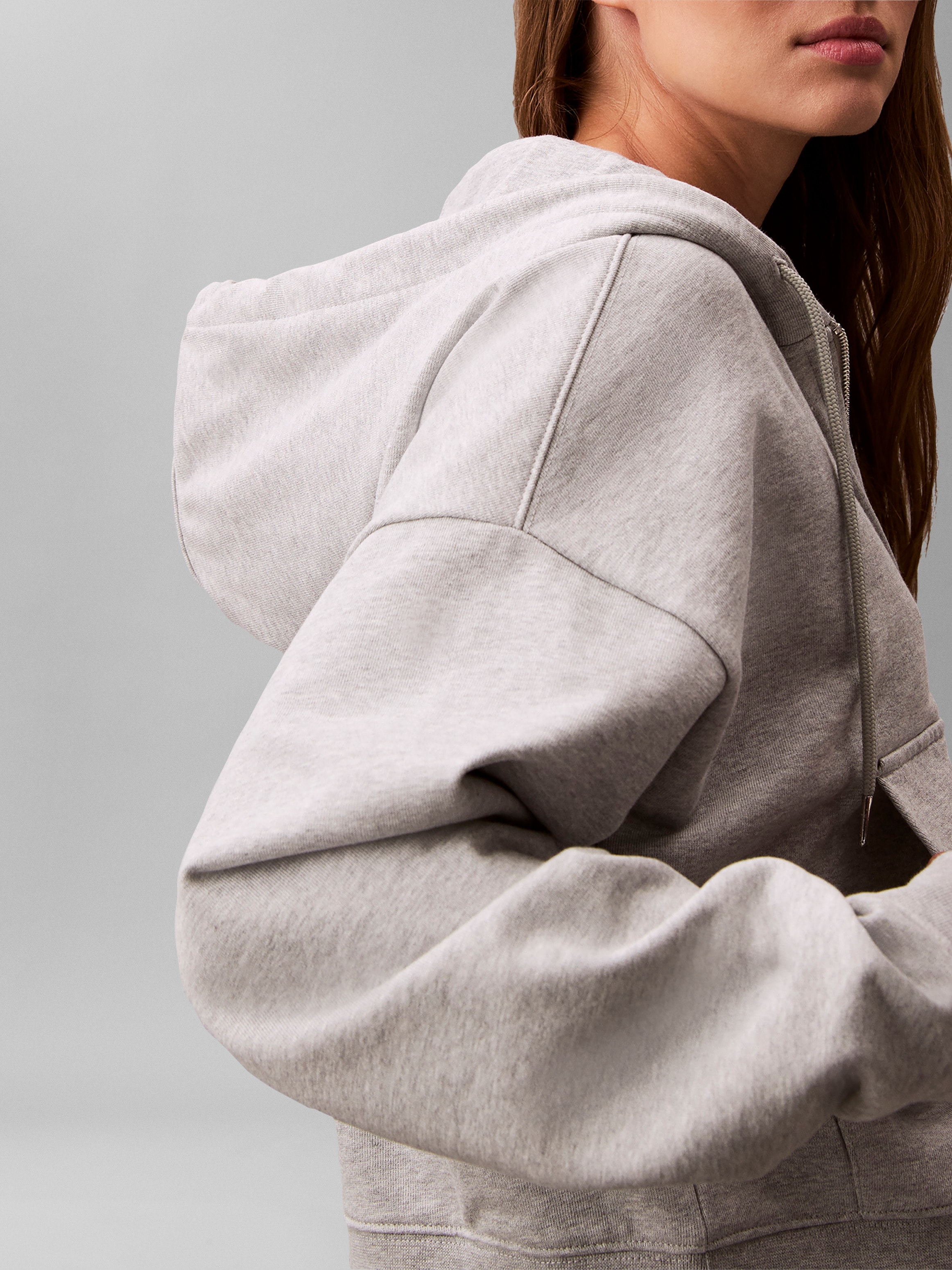 Calvin Klein Sweatjacke »MNLG FRNCH TRRY FZ B« Mit Rundhalsausschnitt
