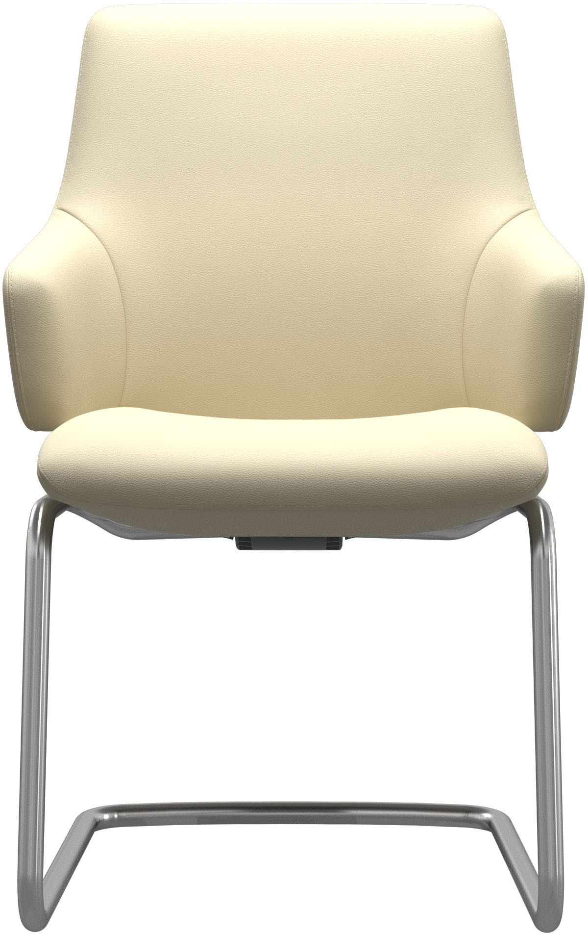 Stressless® Polsterstuhl »Laurel«, Leder PALOMA, Low Back mit Armlehne, Größe L, mit Beinen aus Stahl in Schwarz matt