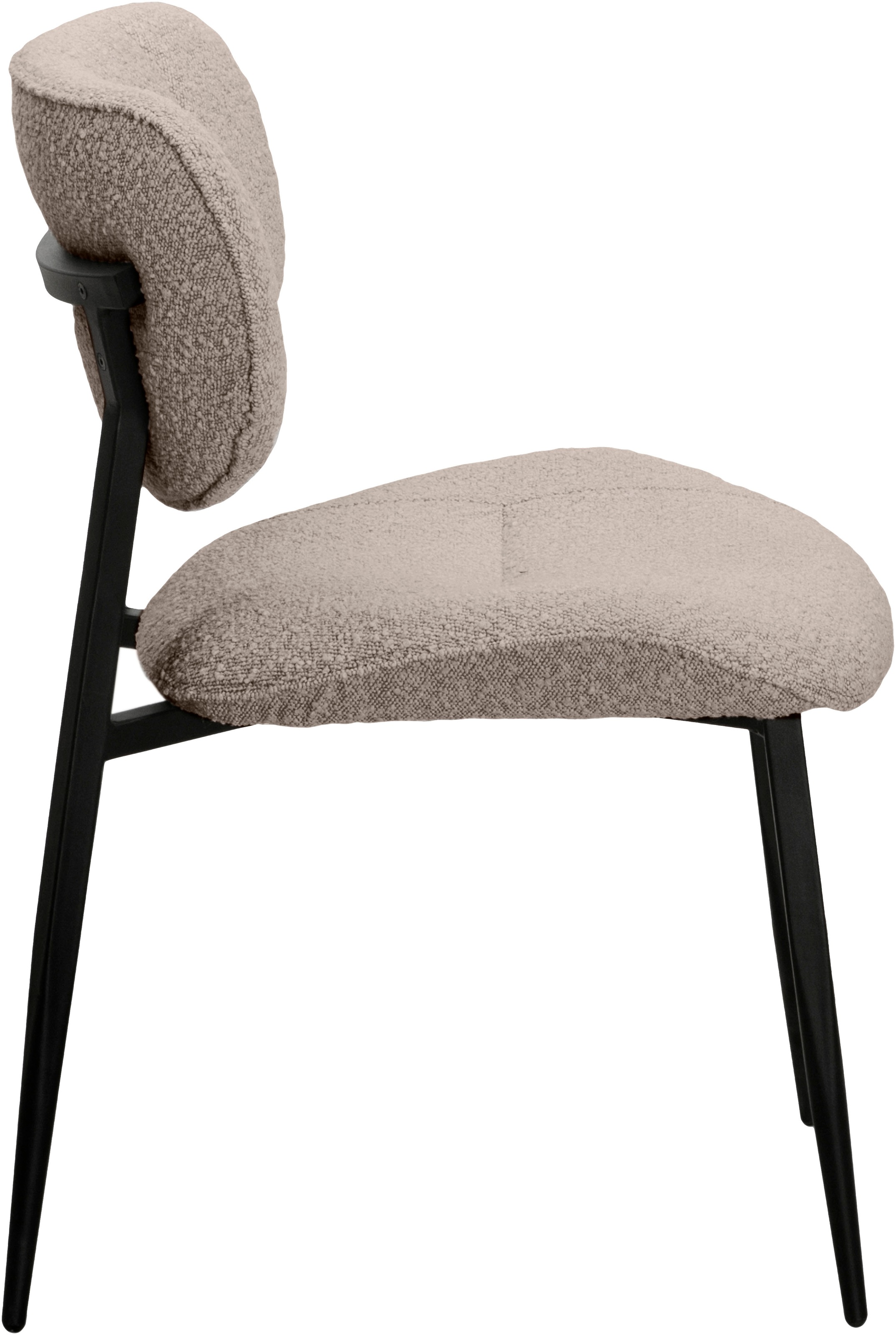 OMG Design Esszimmerstuhl »Joe«, (Set), 1 St., Stoff, moderner Bouclé Bezug, bequem gepolstert, Küchenstuhl