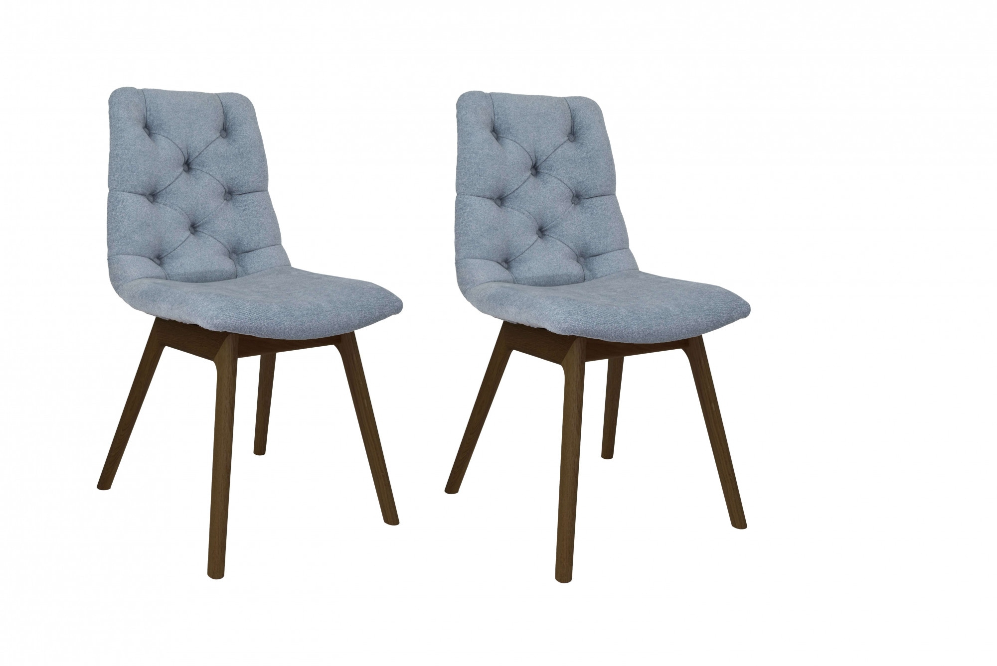 andas Esszimmerstuhl »Ramon« (Set) 2 Stk. Chenille mit Massivholzbeinen, in günstig online kaufen
