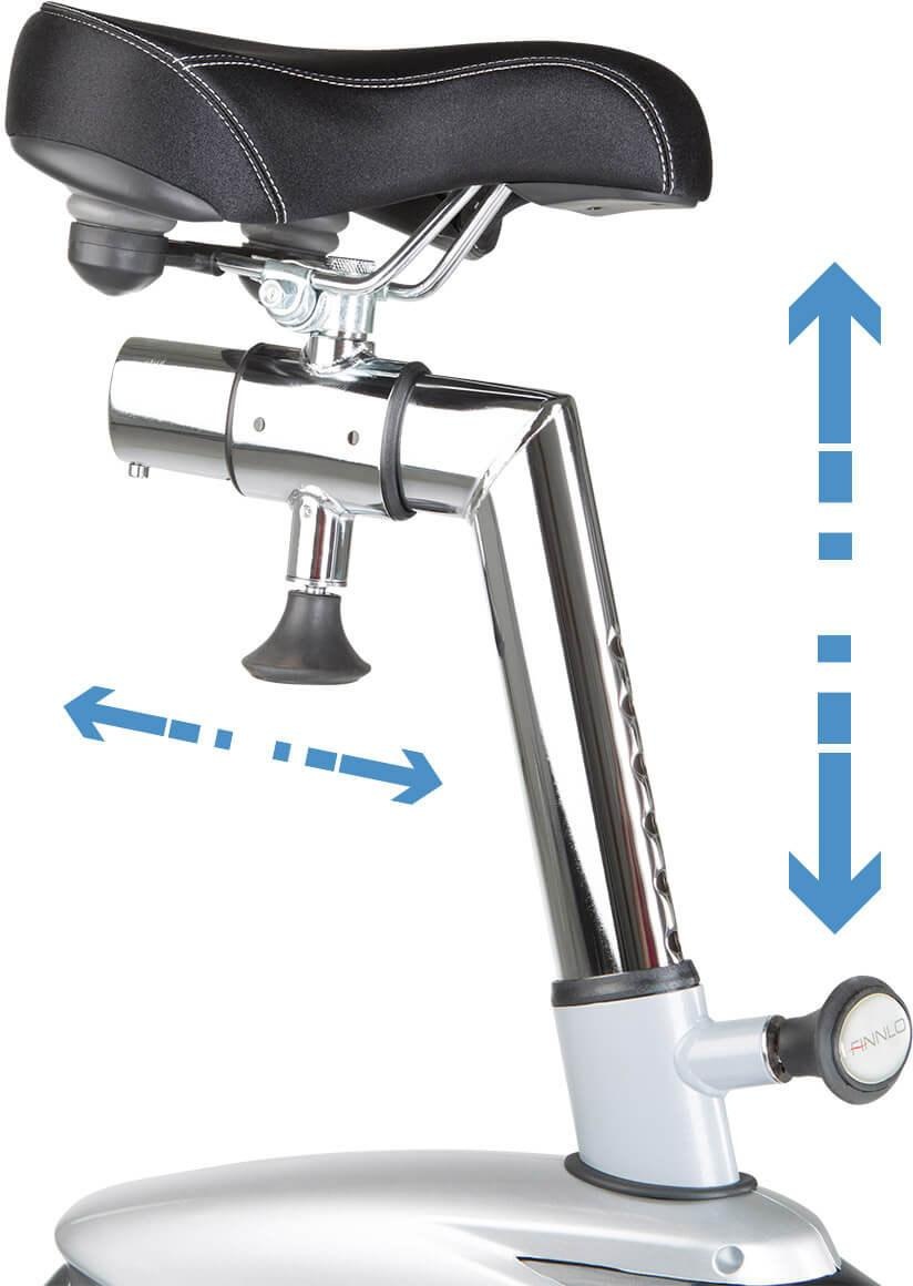 Finnlo by Hammer Ergometer »Exum XTR BT«, (mit Tablet-Halterung), Schwungmasse ca. 12 kg, 24 Widerstandsstufen