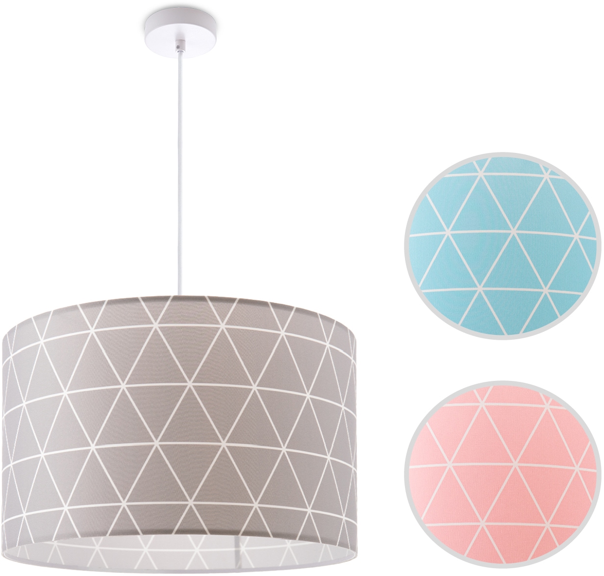Paco Home Pendelleuchte »Stella 401«, 1 flammig, Leuchtmittel E27   ohne Le günstig online kaufen