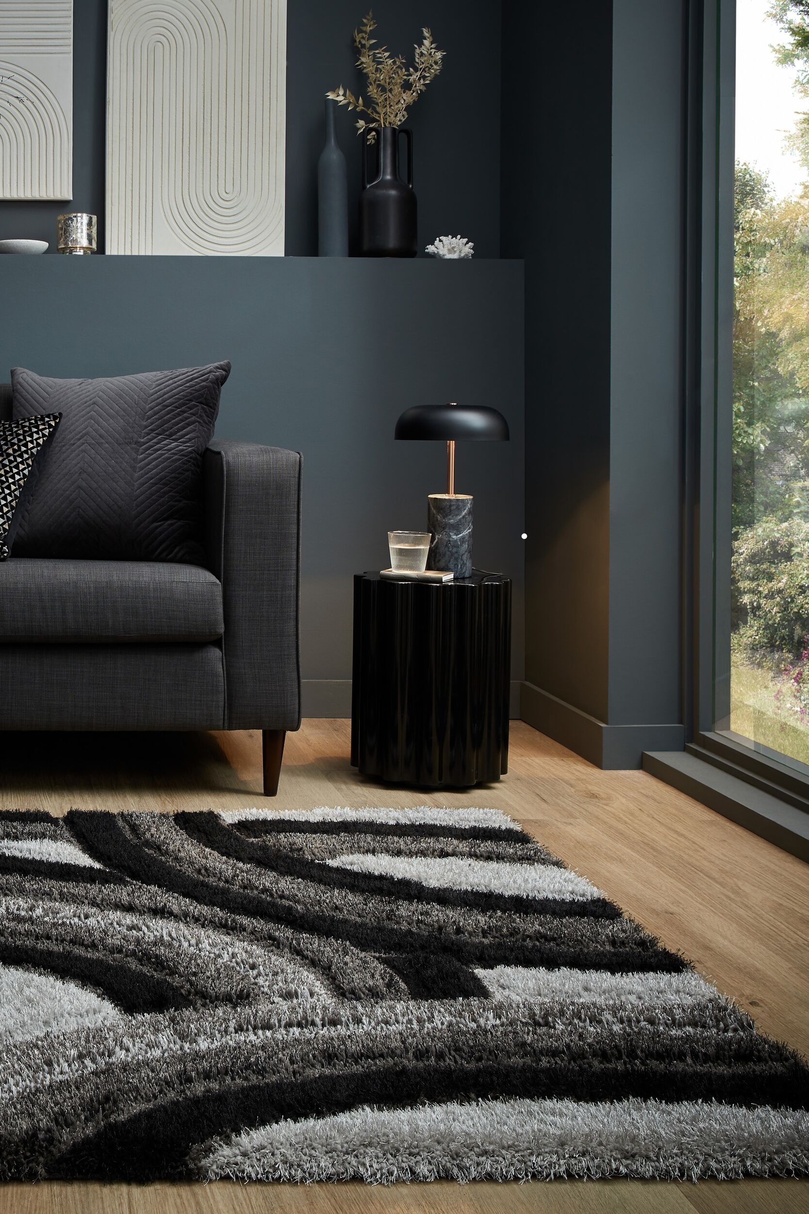 FLAIR RUGS Hochflor-Teppich »Velvet Shaggy«, rechteckig, 25 mm Höhe, Shaggy günstig online kaufen