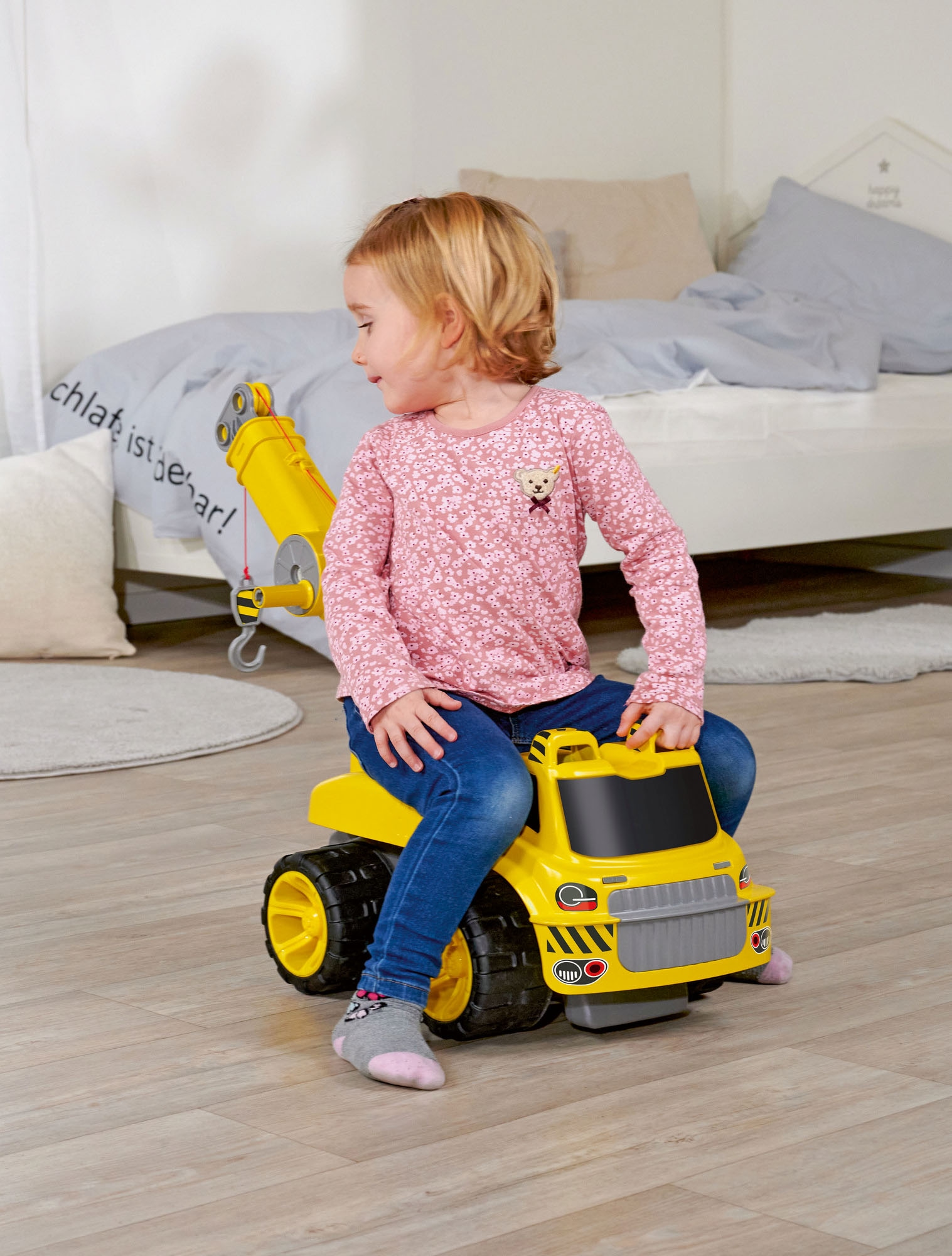 BIG Spielzeug-Kran »BIG Power-Worker Maxi-Kran« Aufsitz-Kran, Made in Germany