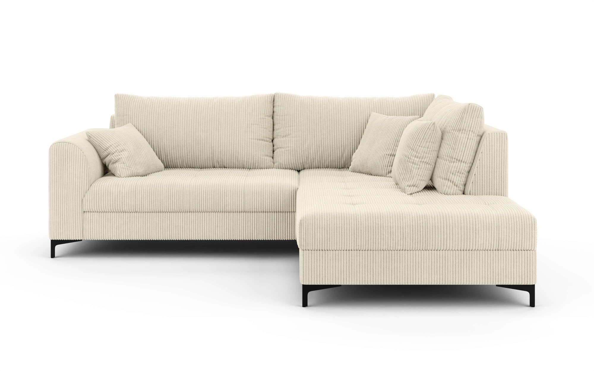 OTTO home Ecksofa »LEEVKE Design-Sofa mit Ottomane rechts/links bestellbar, günstig online kaufen