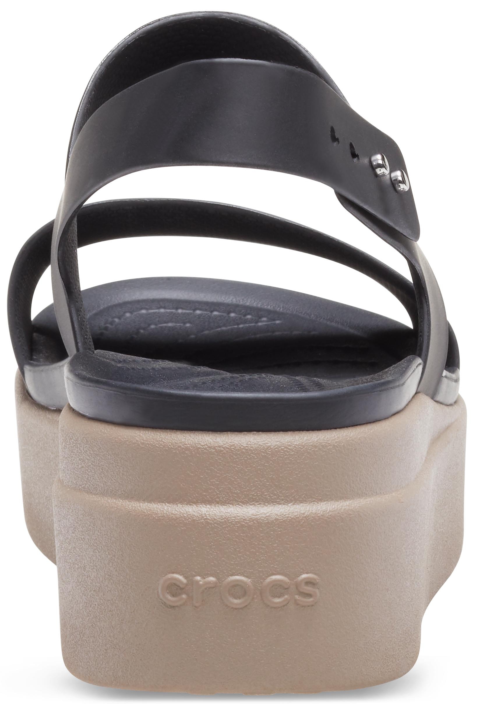 Crocs Keilsandalette »Brooklyn Low Wedge«  , Sommerschuh, Sandale, Keilabsatz, mit modischer Plateausohle