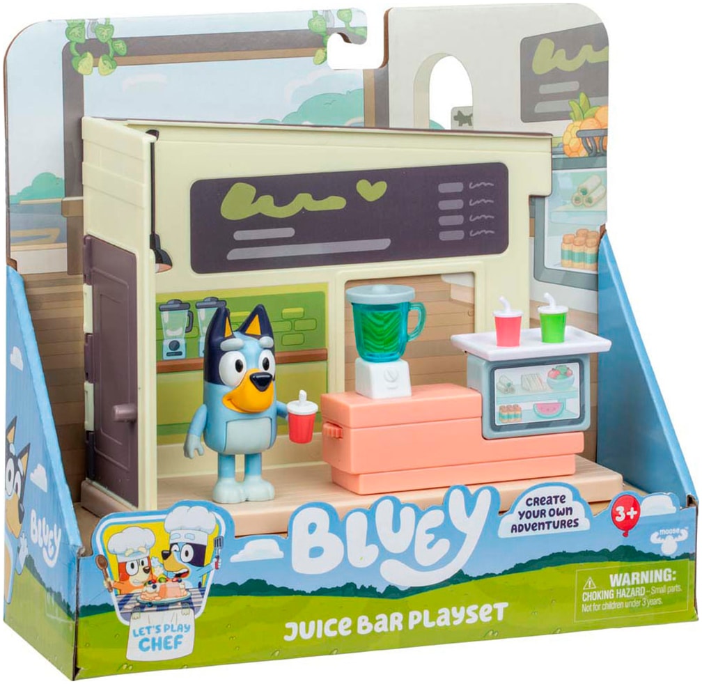 Moose Spielwelt »Bluey, Mini-Spielset , Let's Play Chef Saftbar«
