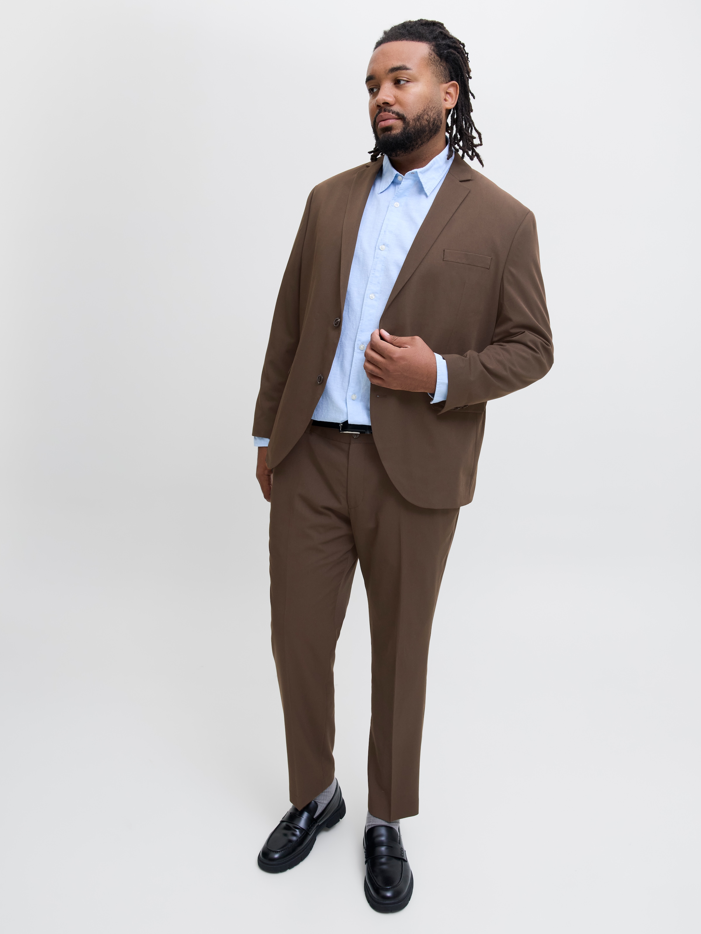 Jack & Jones PlusSize Anzug »JPRFRANCO SUIT NOOS PLS« 2 Stk. tlg. slim fit 
