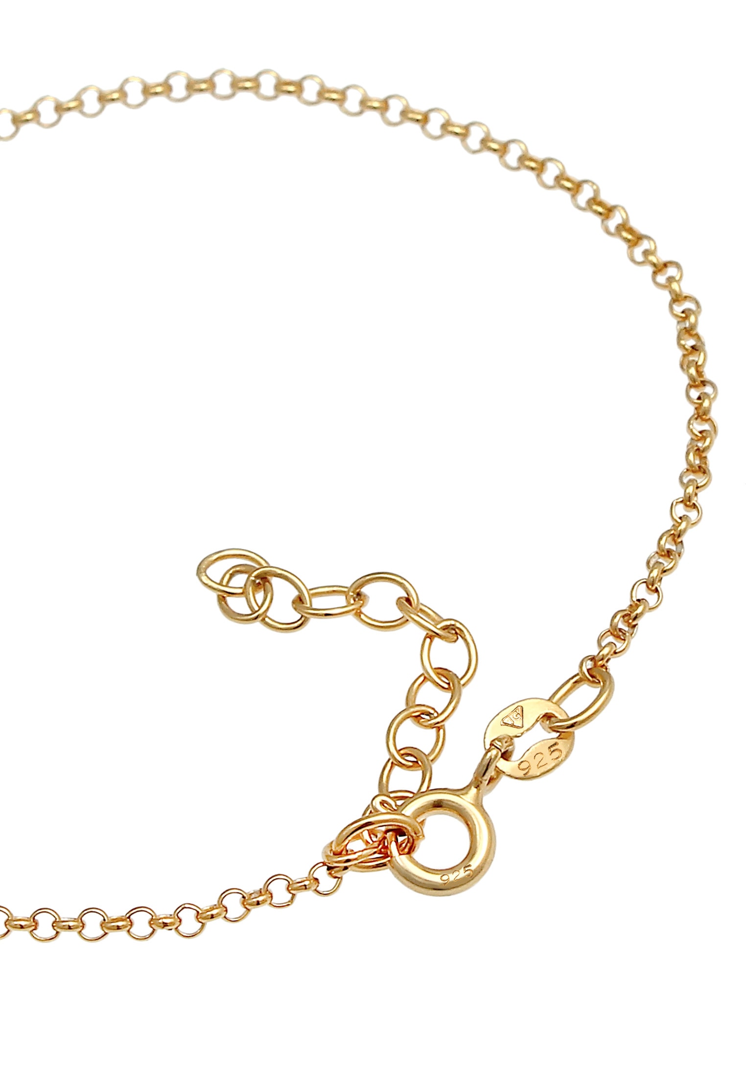 Elli Armband »Herz Liebe Romantik Erbskette 925 Silber«