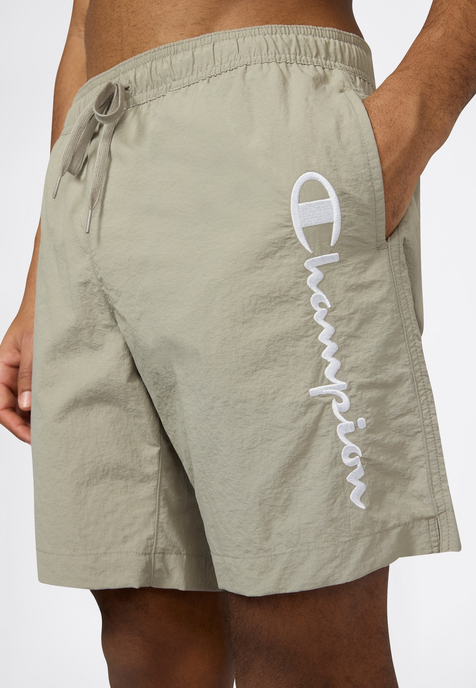 Champion Badeshorts »7-inch Men's swim shorts« für sportliche Aktivitäten, mit Logostickerei, pflegeleicht
