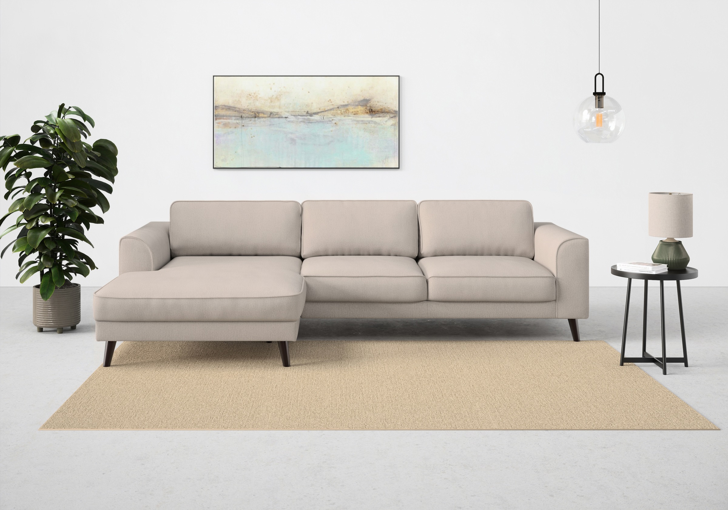 TRENDMANUFAKTUR Ecksofa »Lumber Jack, elegantes Designsofa, zeitlos modern, günstig online kaufen