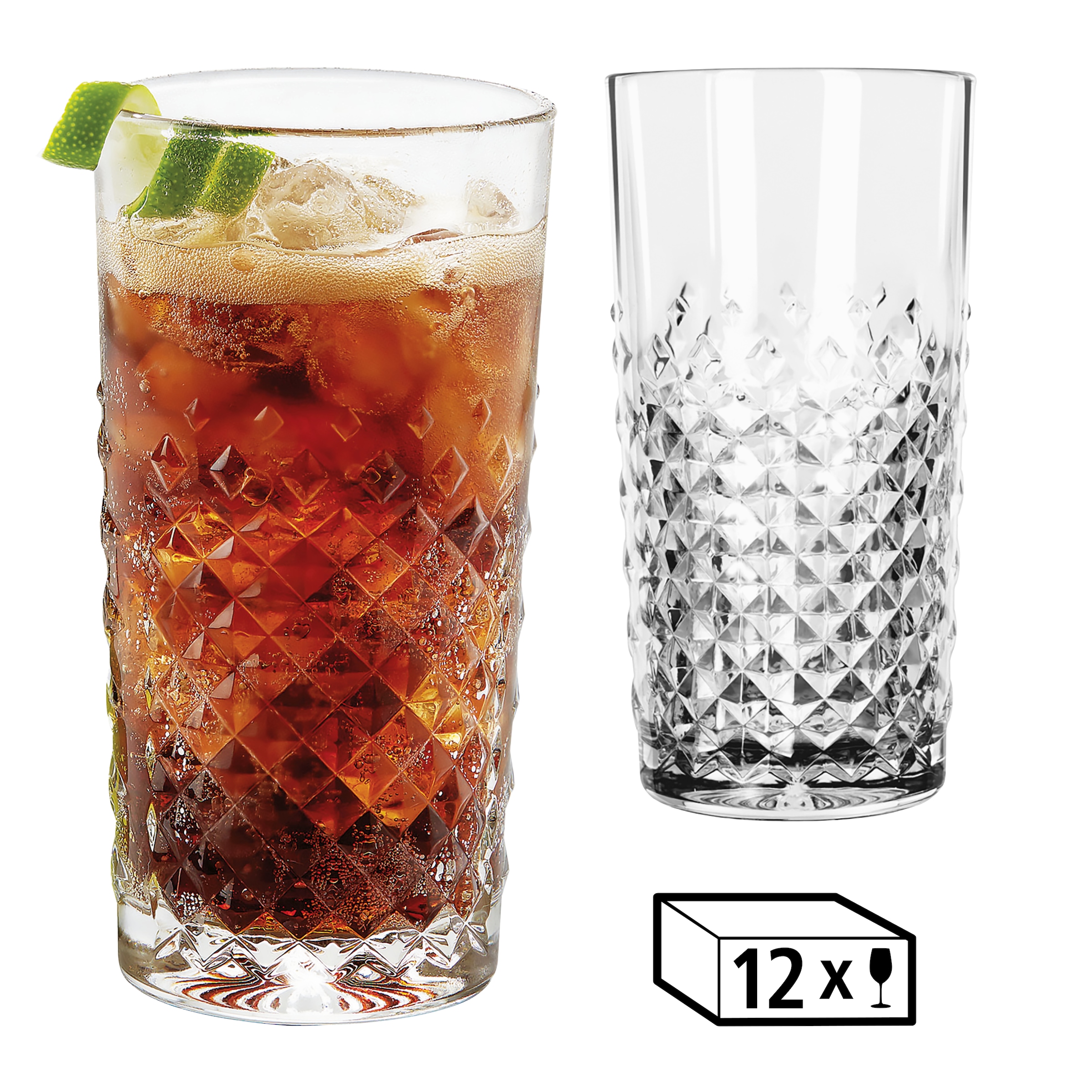 LIBBEY Gläser-Set »Libbey Beverage Glas, 12er Set -OCULAR-«, (Set, 12 tlg.) günstig online kaufen