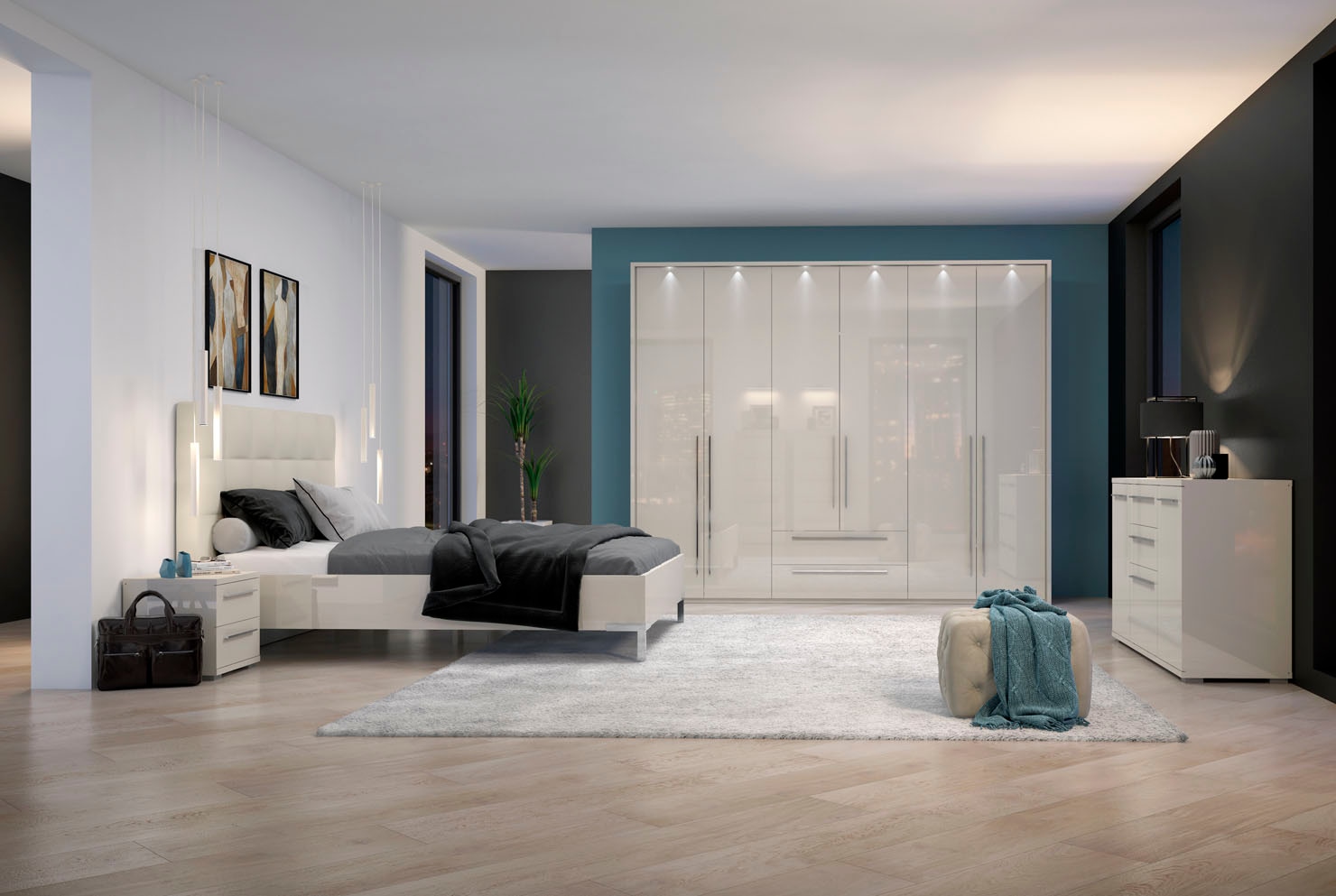 Places of Style Bett »Piano, Liegefläche 160x200 oder 180x200cm, FSC-zertif günstig online kaufen