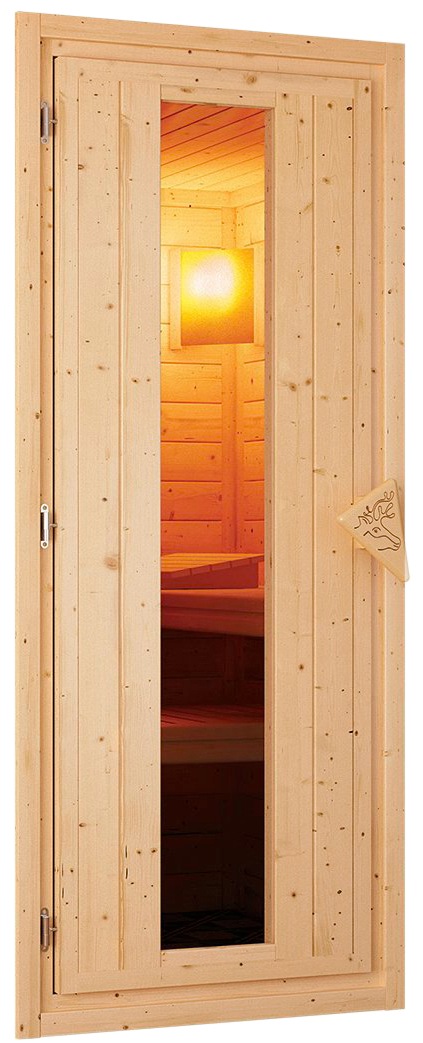 Karibu Sauna »Sanna 2«, 9-kW-Ofen mit externer Steuerung
