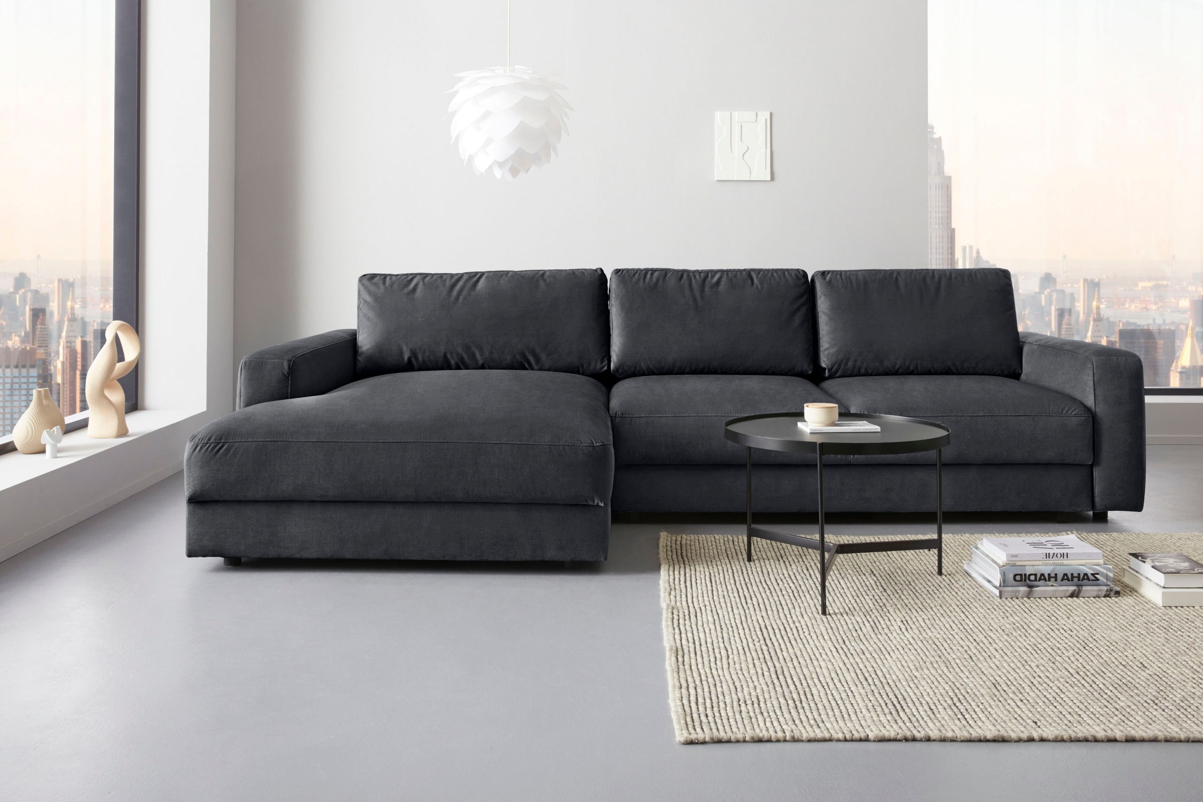 Home affaire Ecksofa »Bloomfield, elegant, viel Platz, Mega Couch, Breite 3 günstig online kaufen