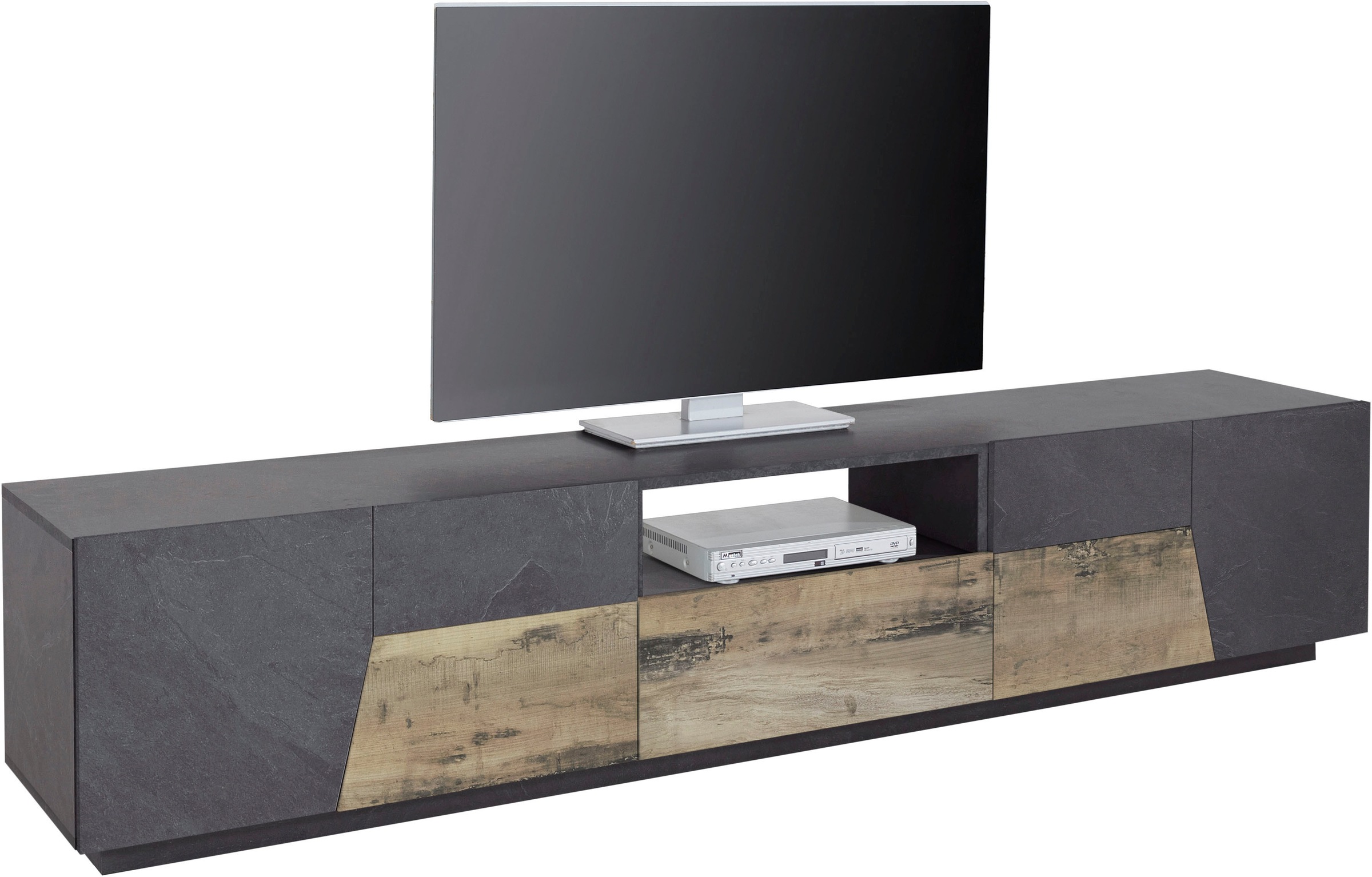 INOSIGN Lowboard »ALIEN- TV-Board, mit 4 Türen, 1 Schublade und 1 offenes F günstig online kaufen