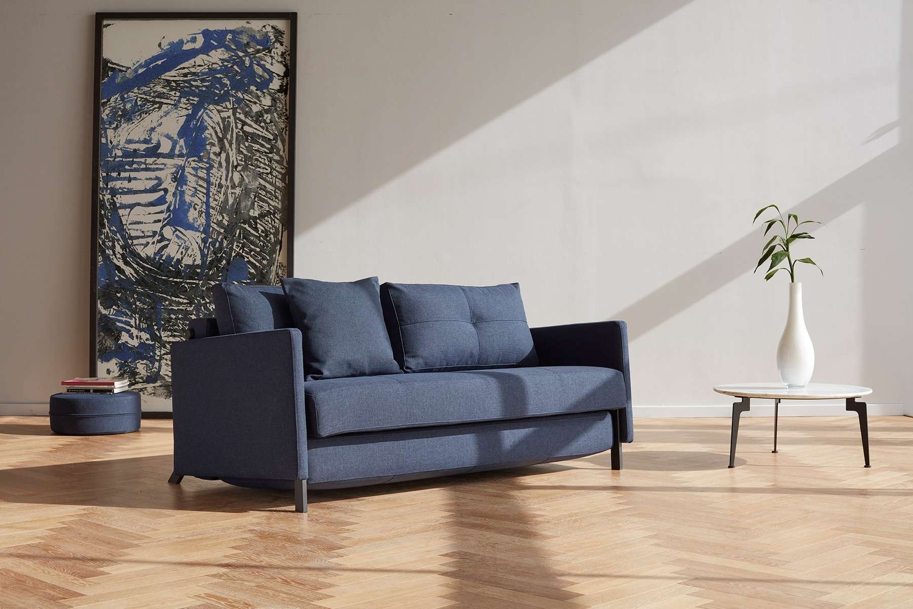 INNOVATION LIVING ™ Schlafsofa »Cubed Klappsofa, hochwertige Schlaffunktion, Design und extra Komfort«, Frontauszug, sehr platzsparend, abgewinkelt Sitzen, waagerecht liegen