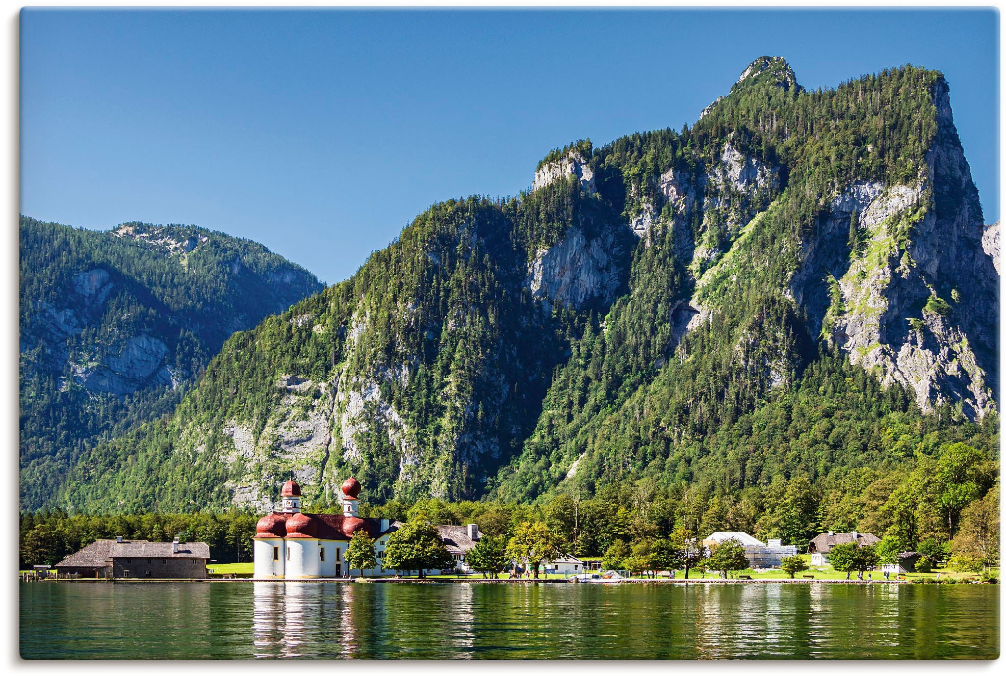 Artland Wandbild "Blick auf den Königssee", Berge & Alpenbilder, (1 St.), a günstig online kaufen
