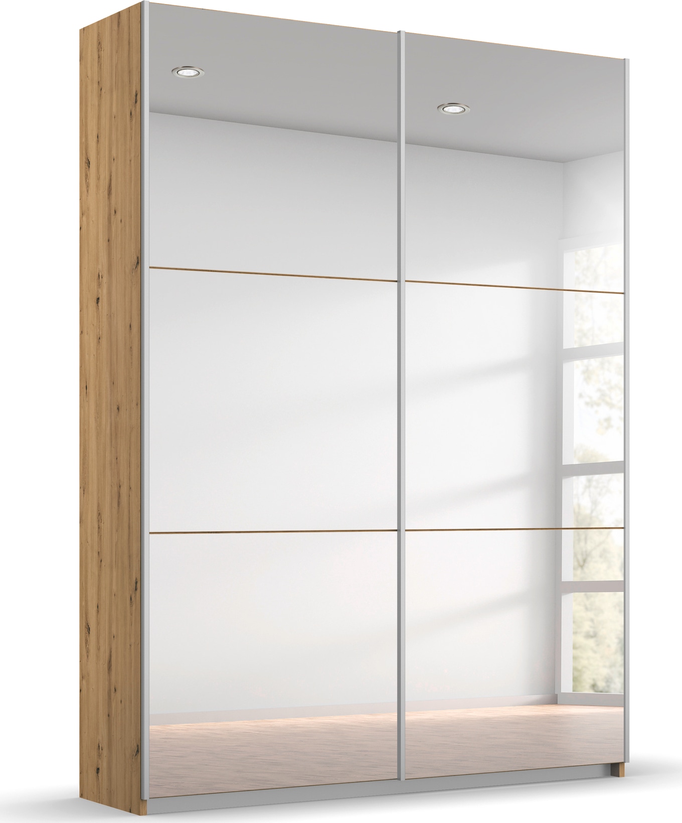 rauch Schwebetürenschrank »Reflect«, inklusive praktischer Inneneinteilung und 2... kaufen