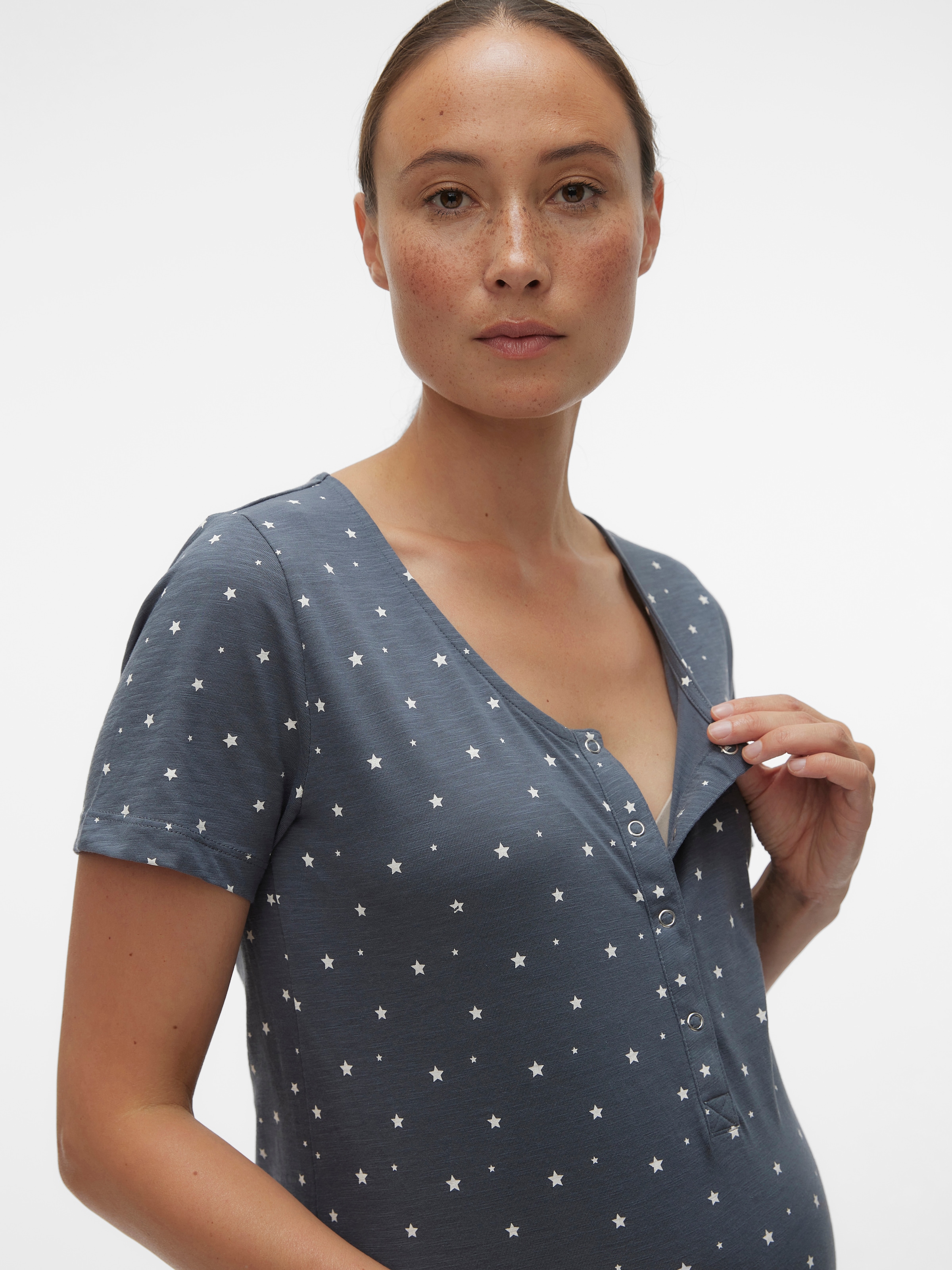 Mamalicious Umstandsnachthemd »MLMIRA STAR JRS NIGHTGOWN 2F A. E. NOOS«