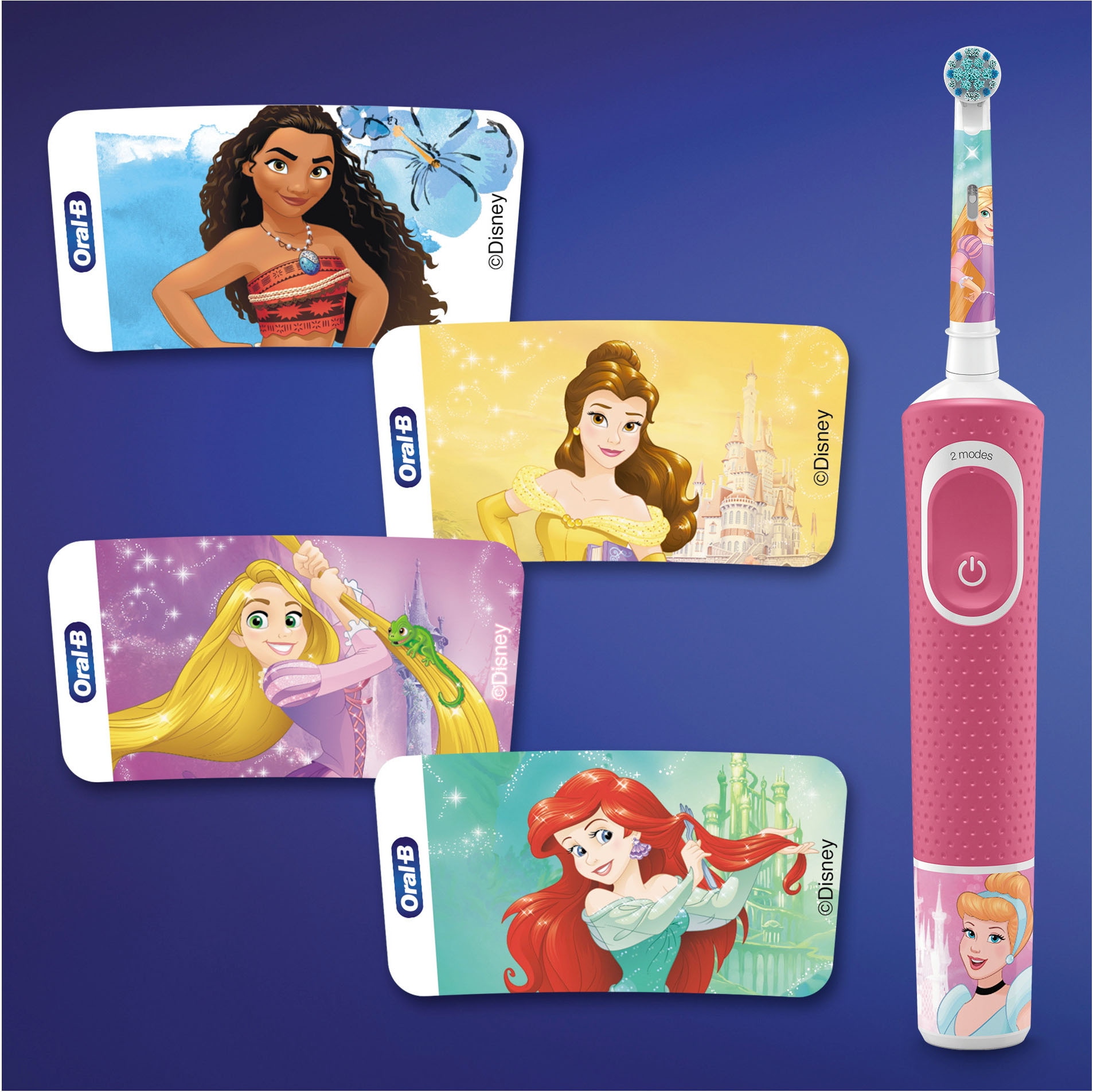 Oral B Elektrische Kinderzahnbürste »Disney Princess«, 1 Aufsteckbürsten online bestellen St
