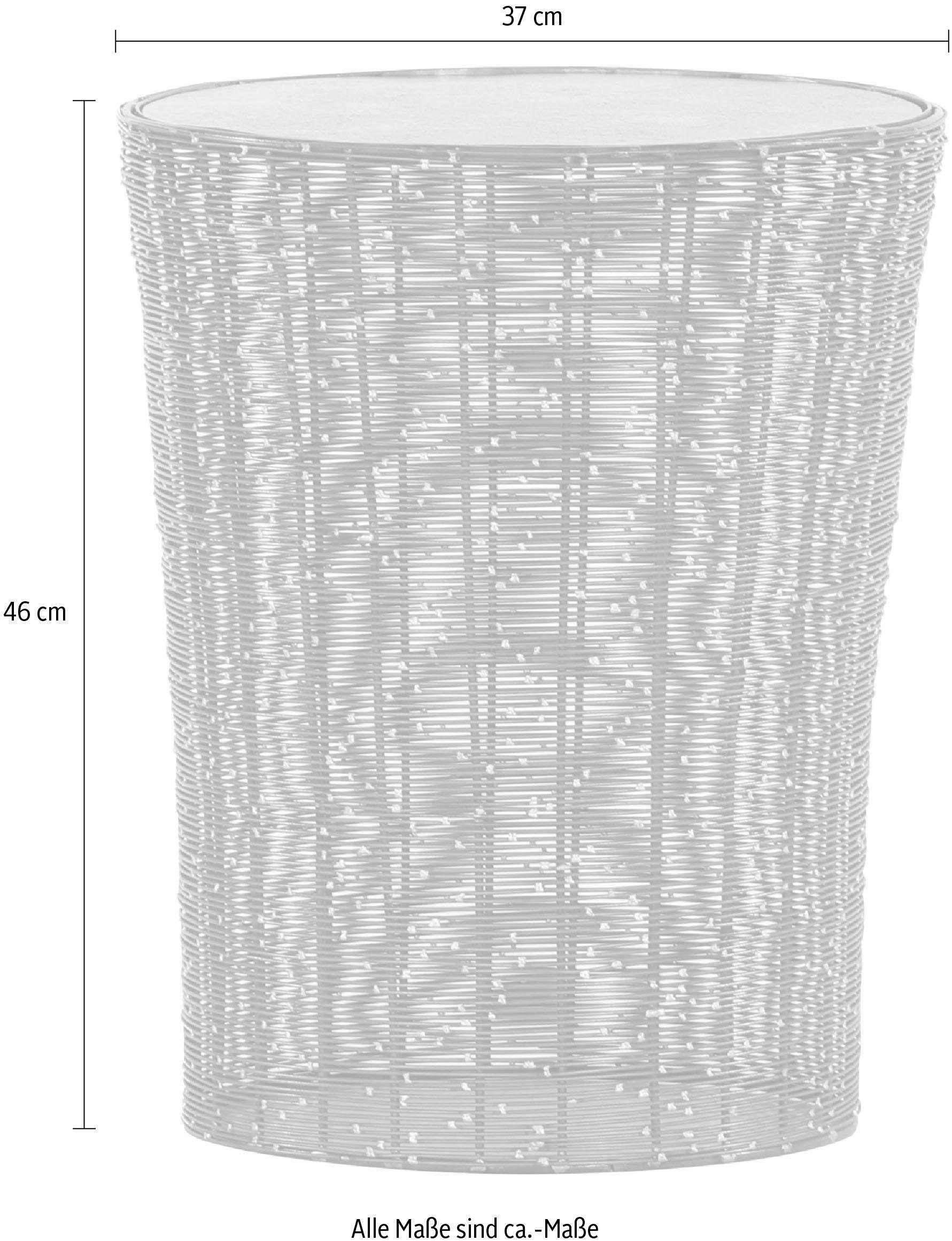 Gutmann Factory Beistelltisch »65759« mit dekorativen goldfarbenen Details