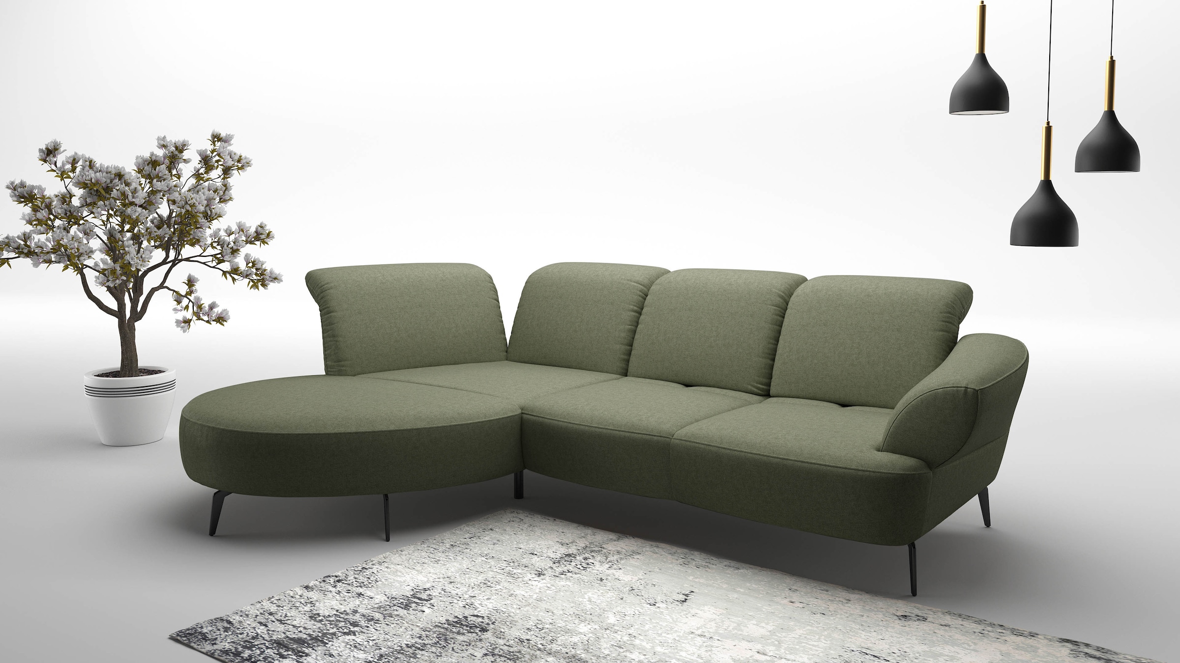 sit&more Ecksofa »Dance, L-Form, inkl. Sitztiefenverstellung« inkl. Click&S günstig online kaufen