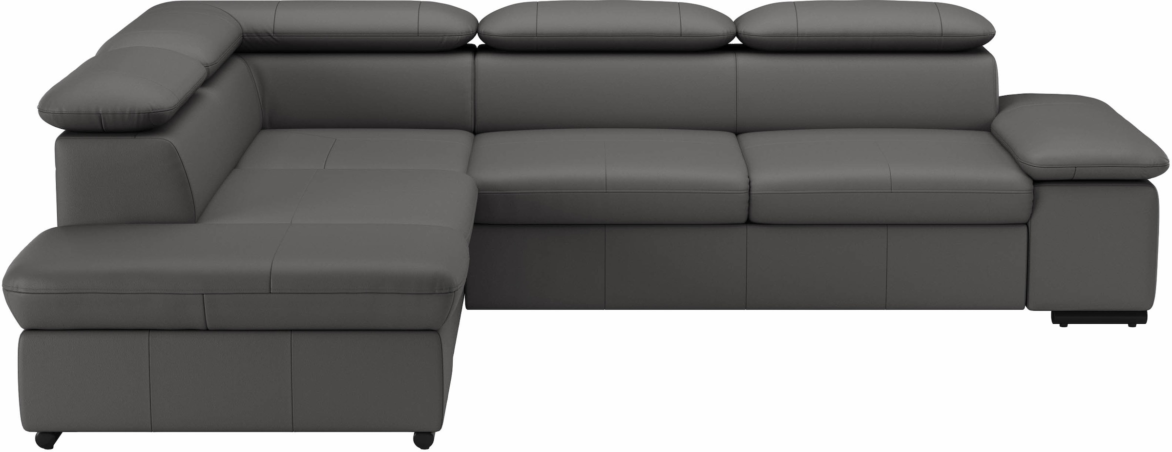 sit&more Ecksofa »Alcudia L-Form«, mit Armteilverstellung, optional Kopfteilverstellung und Bettfunktion