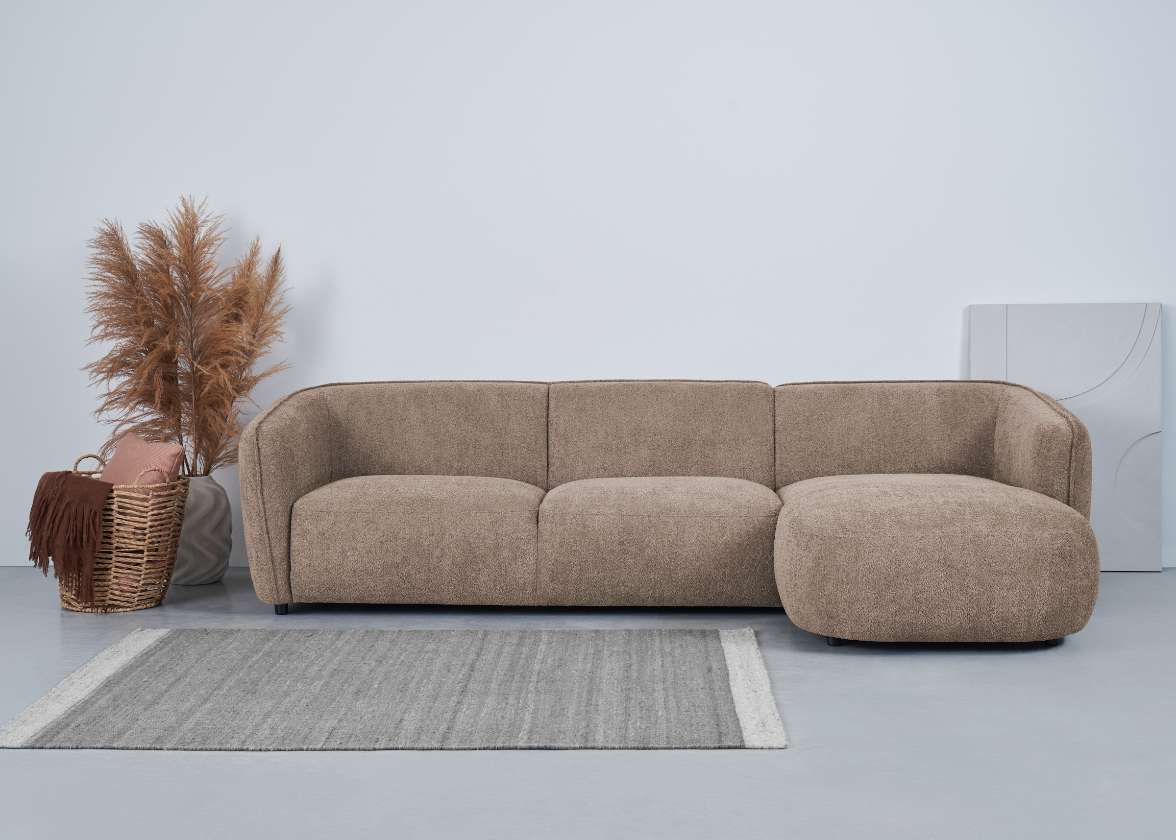 andas Ecksofa »Ostrup«, schlichtes modernes Design, in verschiedenen Farben