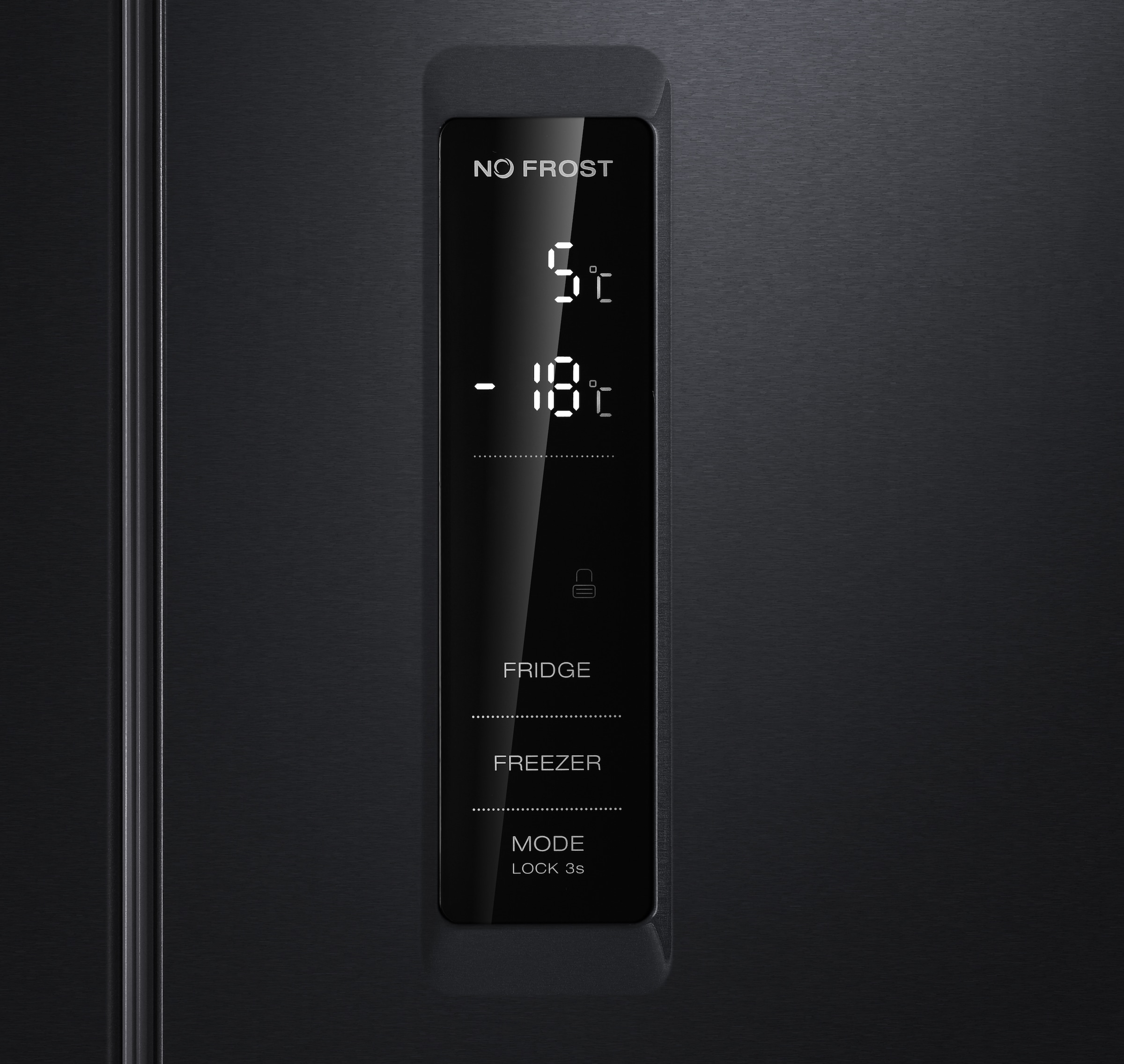 Hanseatic Multi Door »HCDC18080CWDBI«, NoFrost, Wasserspender, Display