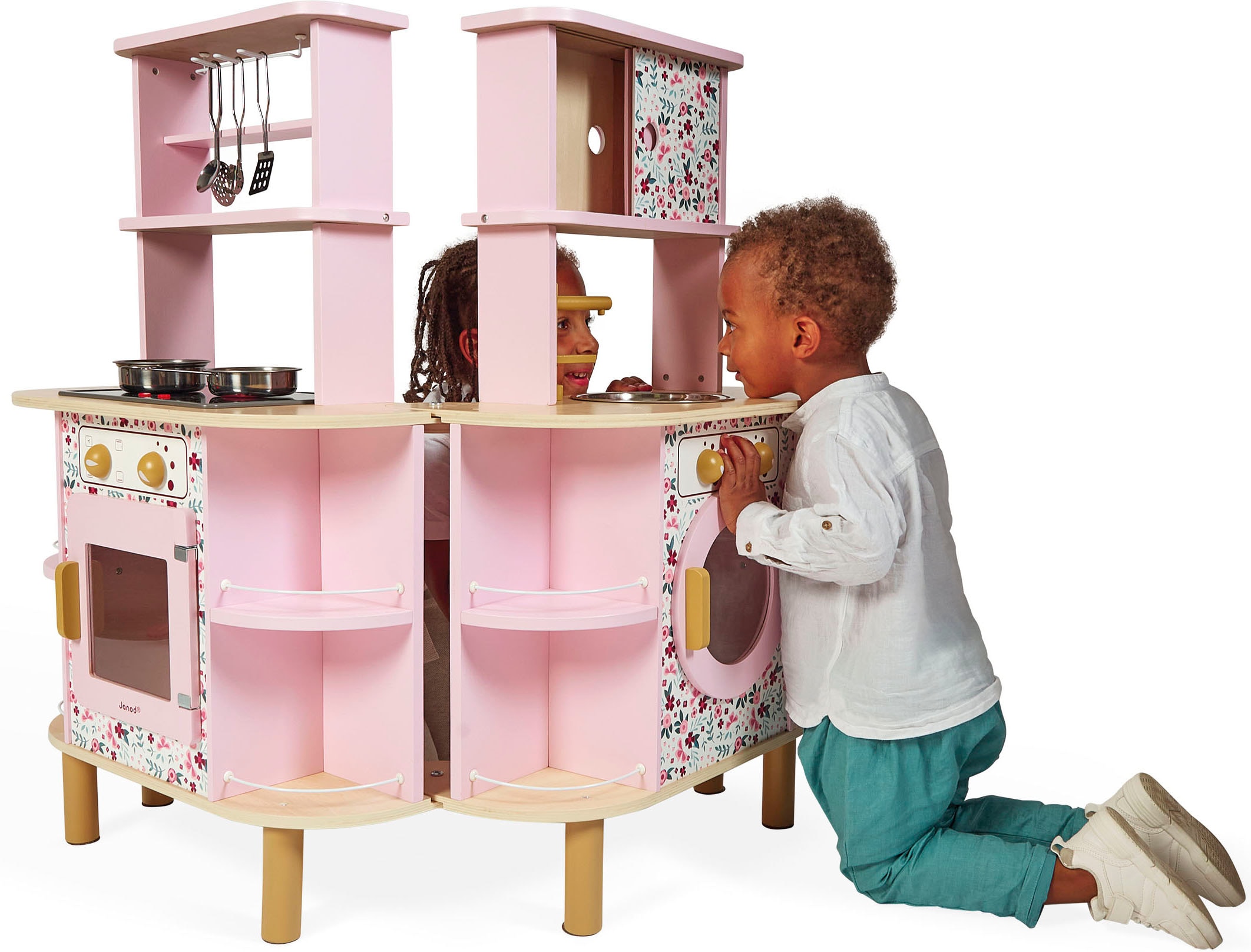 Janod Spielküche »Twist«, beiseitig bespielbar; mit Licht und Sound