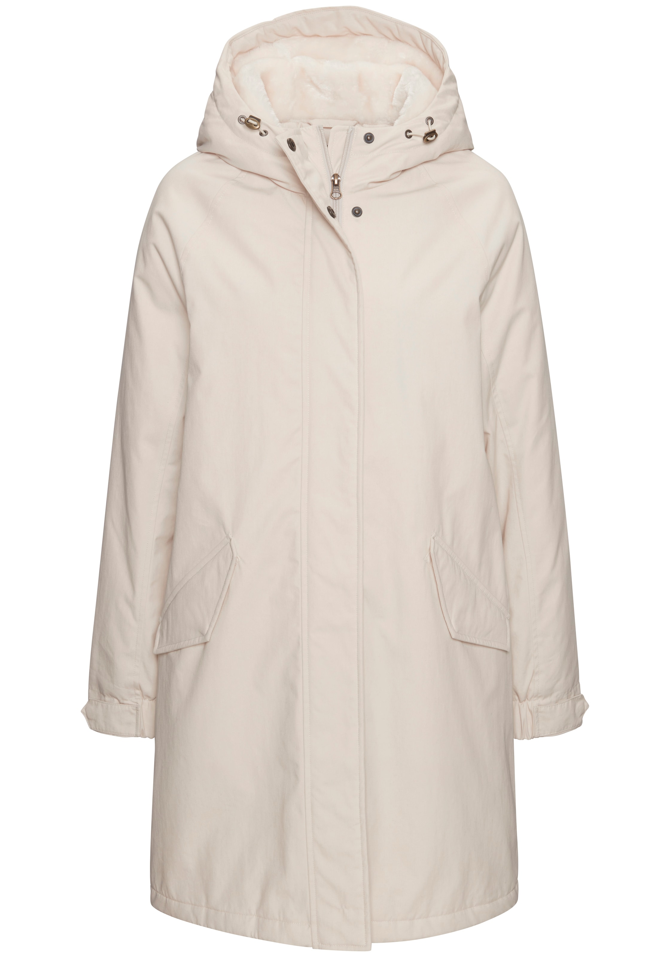 French Connection Parka mit Kapuze mit Teddyfell-Kapuze
