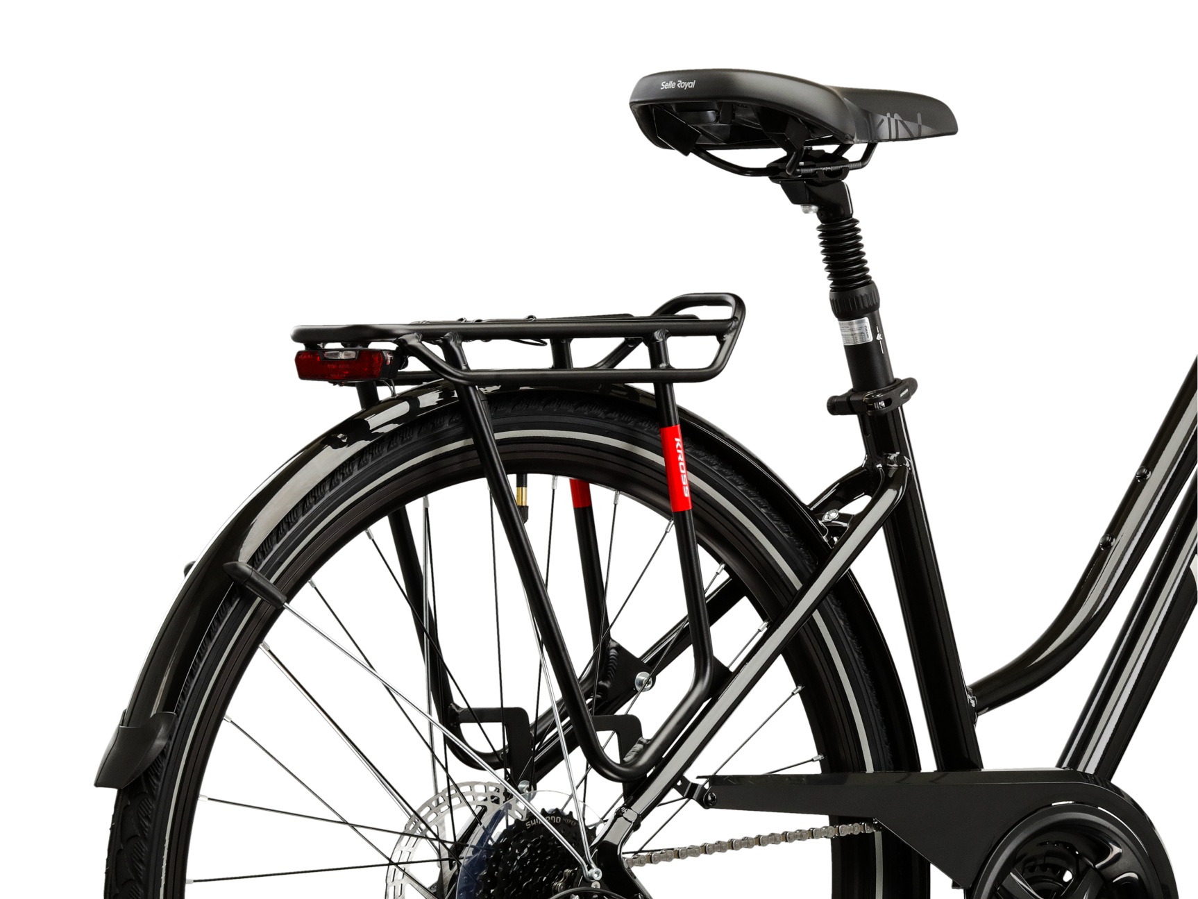 Kross Trekkingrad »Trans 4.0 schwarz« 24 Gang Shimano ACERA M3020 Schaltwerk Kettenschaltung