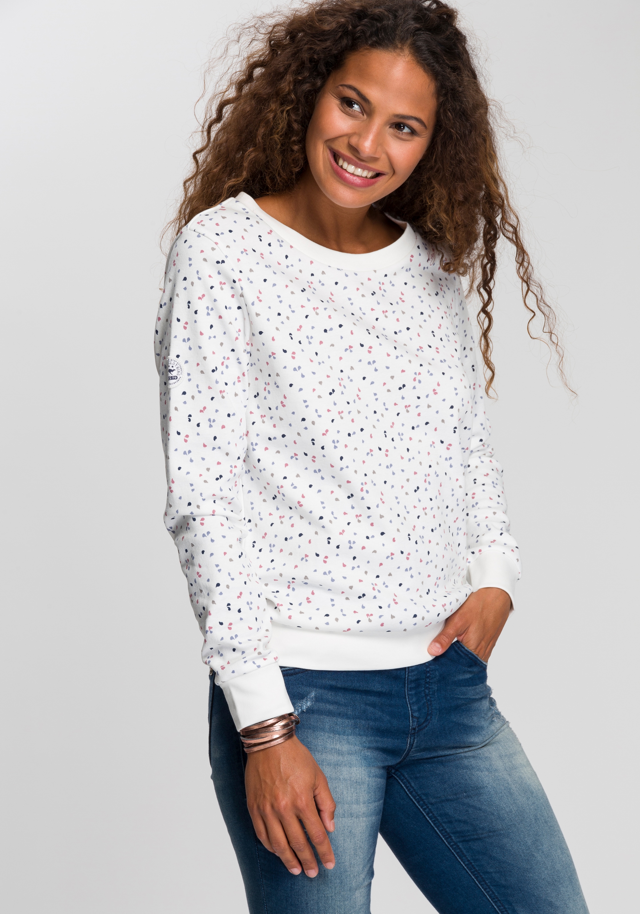 KangaROOS Sweatshirt, im Minimal-Print kaufen sportlichen online