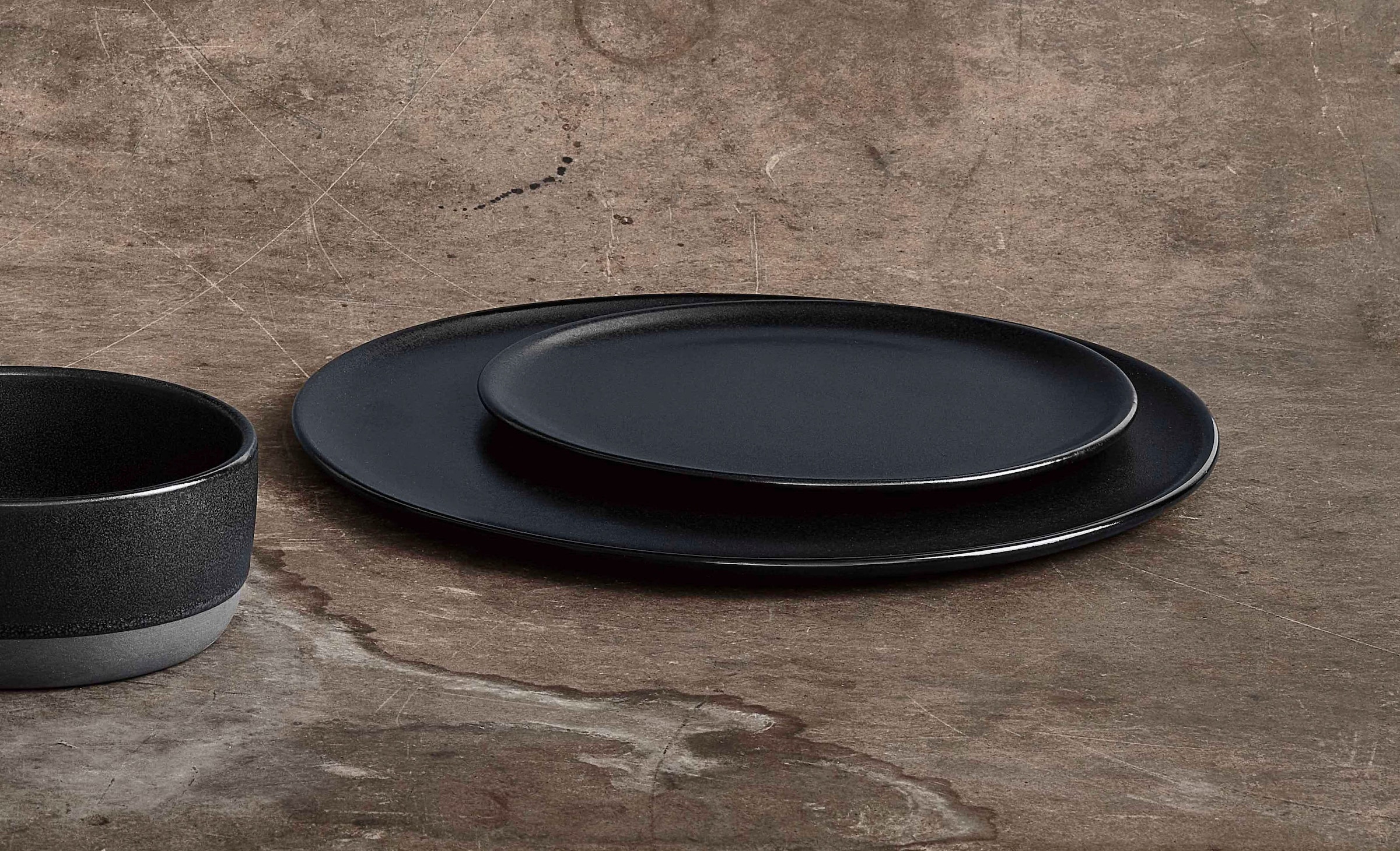 aida RAW Dessertteller »RAW Titanium 6 cm 20 St.), Steinzeug, (Set, online Ø bestellen Black«